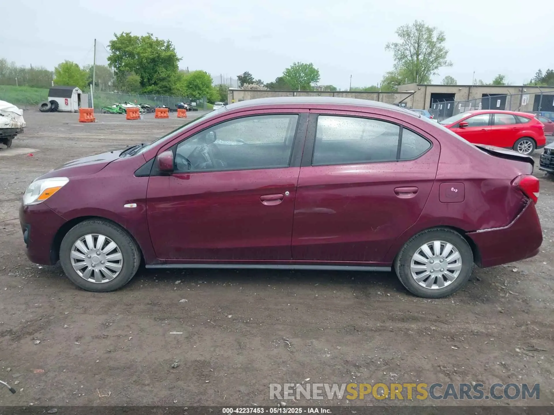 14 fotografías del automóvil dañado ML32F3FJ7KHF00241 MITSUBISHI MIRAGE G4 2019