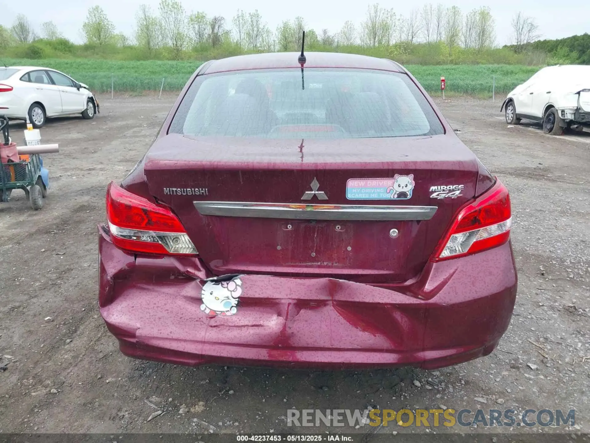 16 fotografías del automóvil dañado ML32F3FJ7KHF00241 MITSUBISHI MIRAGE G4 2019