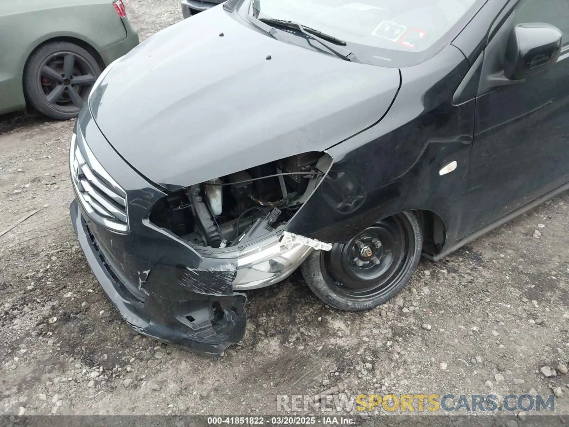 11 fotografías del automóvil dañado ML32F3FJ7KHF14916 MITSUBISHI MIRAGE G4 2019