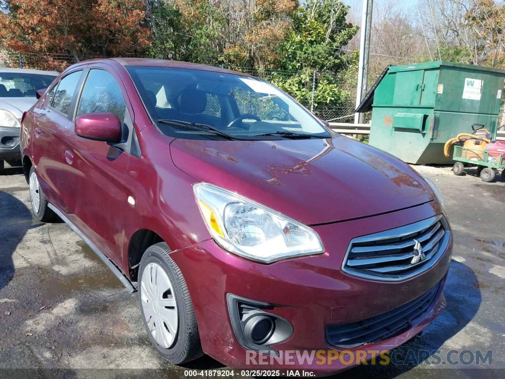 1 fotografías del automóvil dañado ML32F3FJ8KHF18828 MITSUBISHI MIRAGE G4 2019