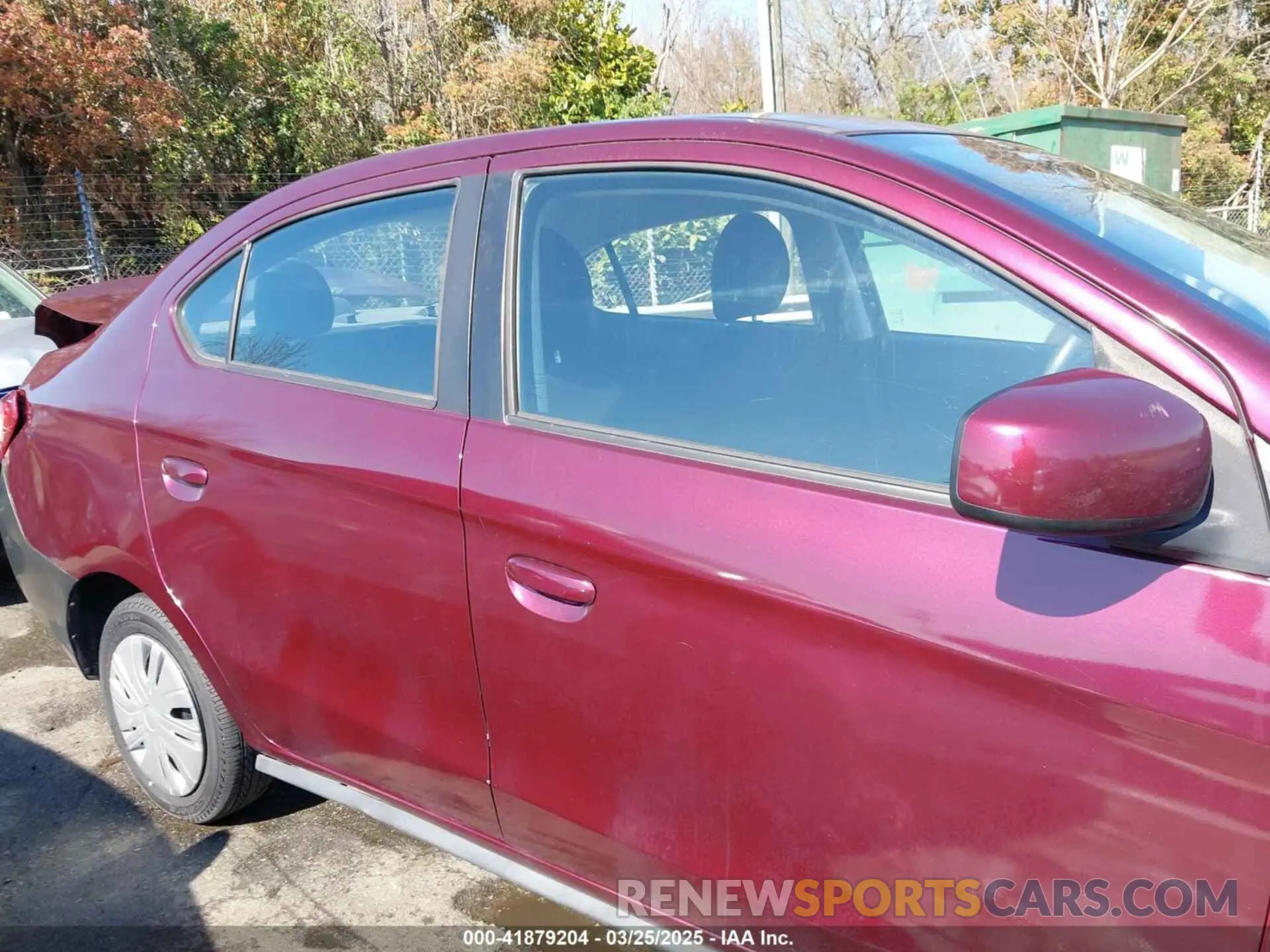13 fotografías del automóvil dañado ML32F3FJ8KHF18828 MITSUBISHI MIRAGE G4 2019