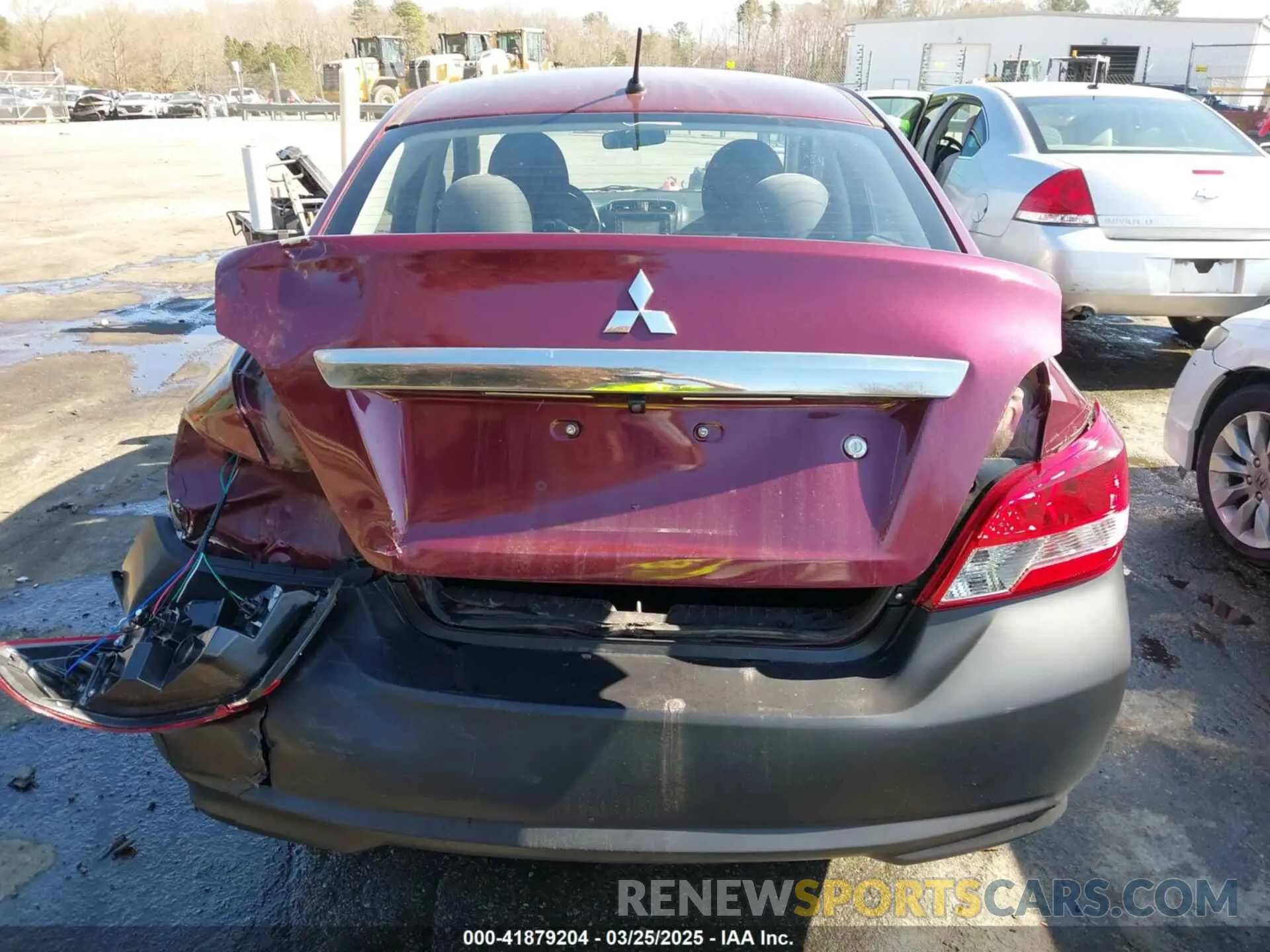 16 fotografías del automóvil dañado ML32F3FJ8KHF18828 MITSUBISHI MIRAGE G4 2019