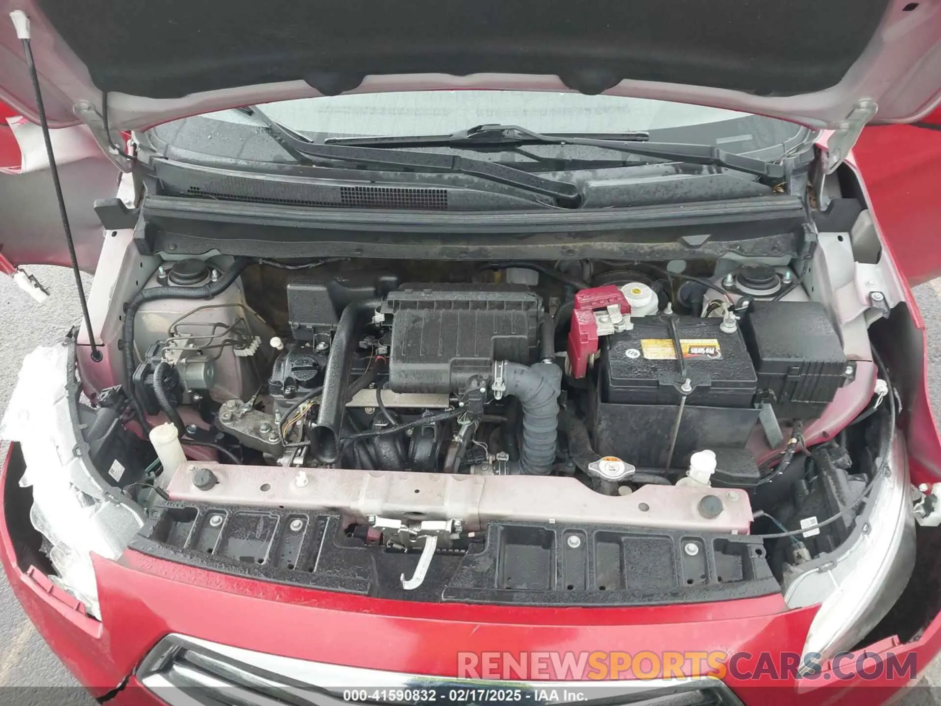 10 fotografías del automóvil dañado ML32F3FJXKHF15235 MITSUBISHI MIRAGE G4 2019