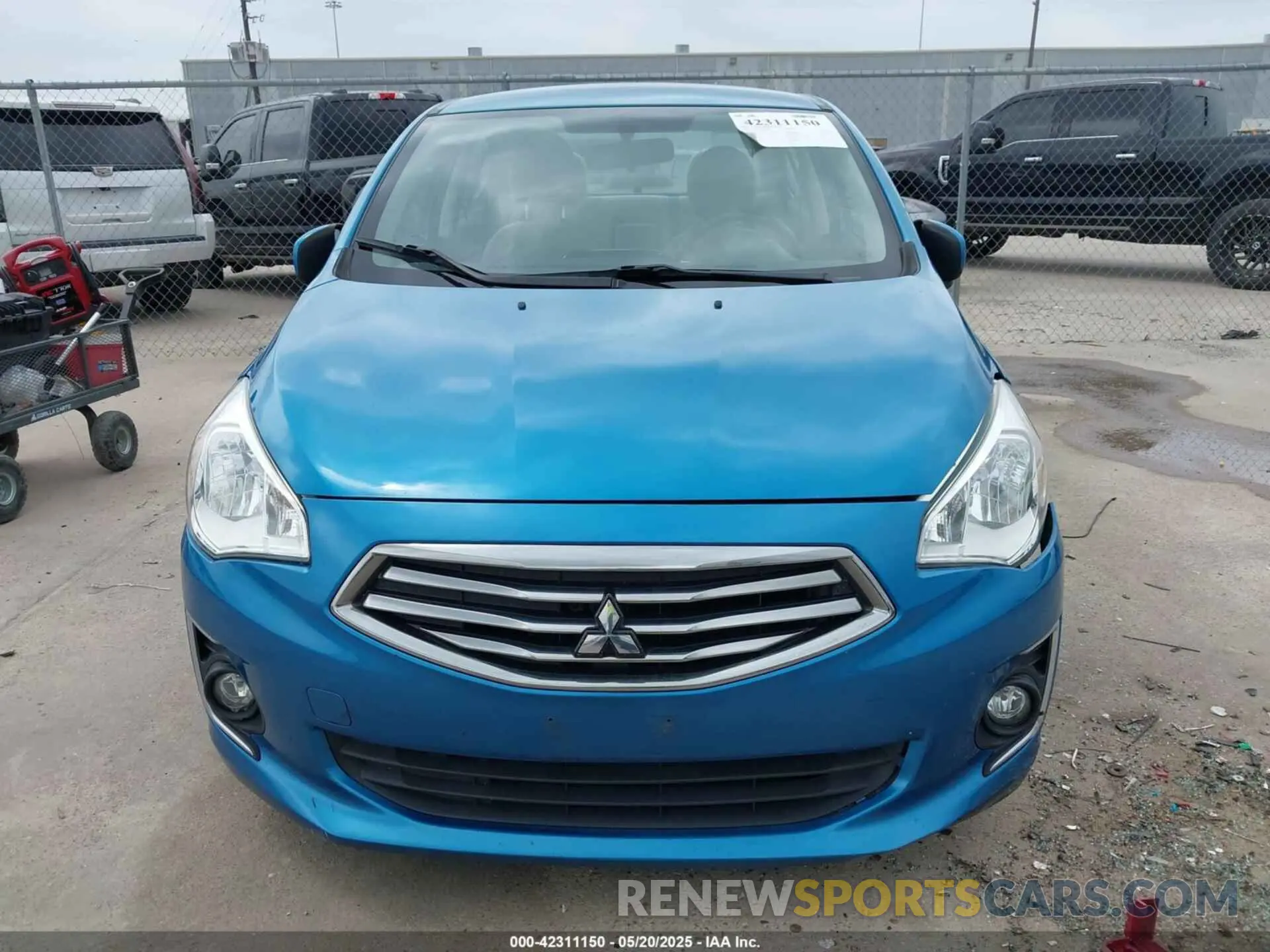 12 fotografías del automóvil dañado ML32F4FJ3KHF12974 MITSUBISHI MIRAGE G4 2019