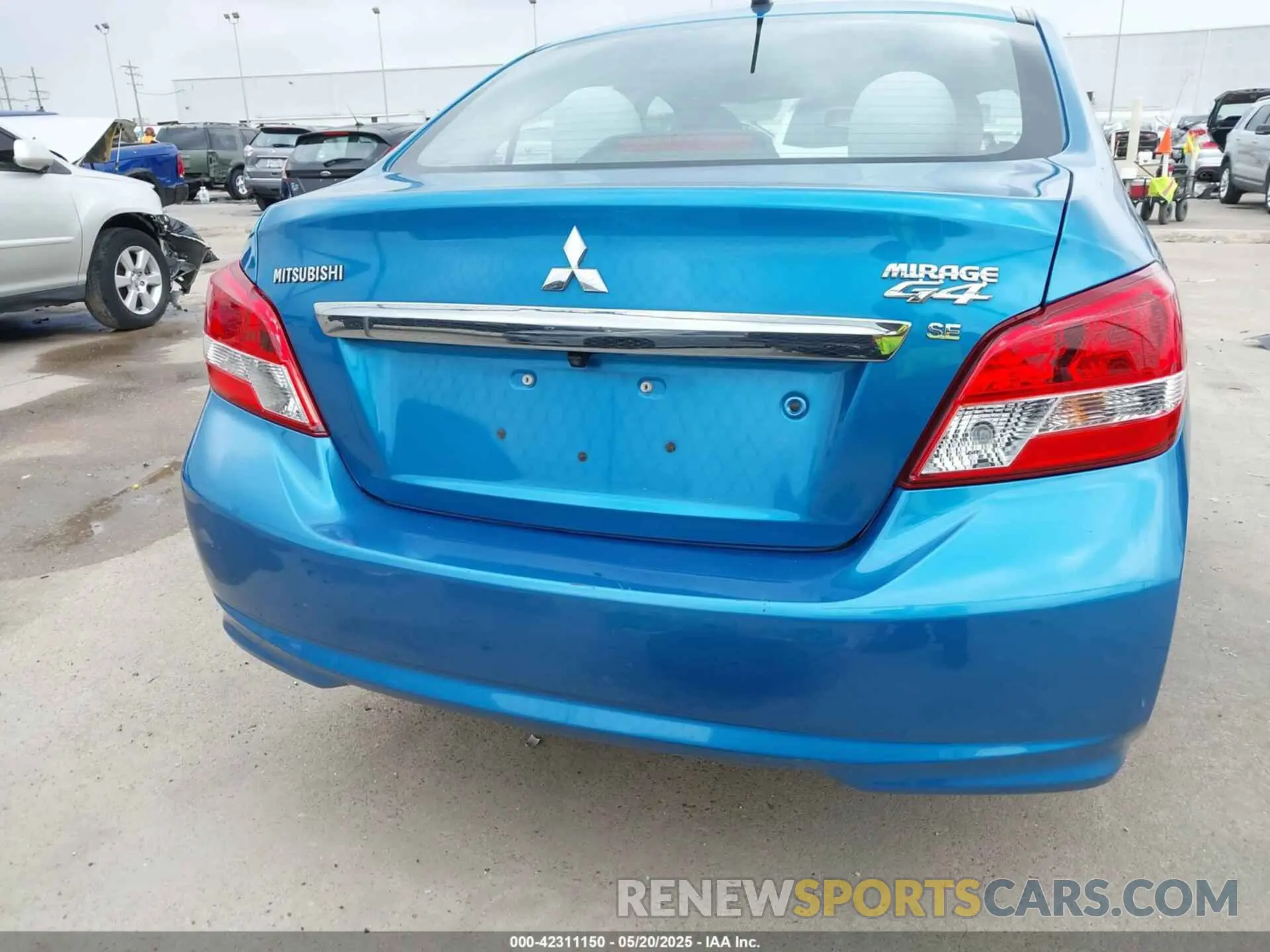 16 fotografías del automóvil dañado ML32F4FJ3KHF12974 MITSUBISHI MIRAGE G4 2019