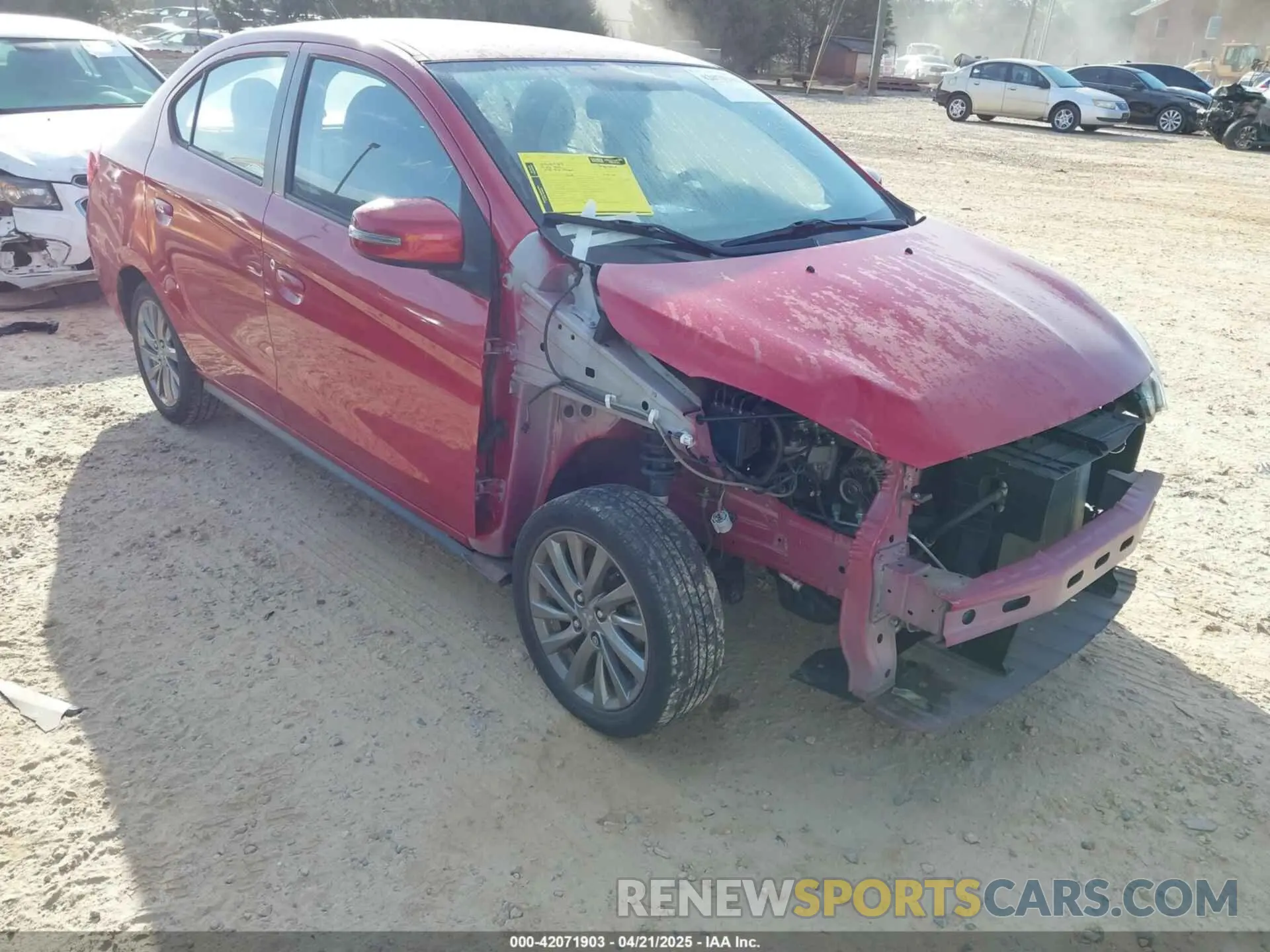 1 fotografías del automóvil dañado ML32F4FJ6KHF04626 MITSUBISHI MIRAGE G4 2019
