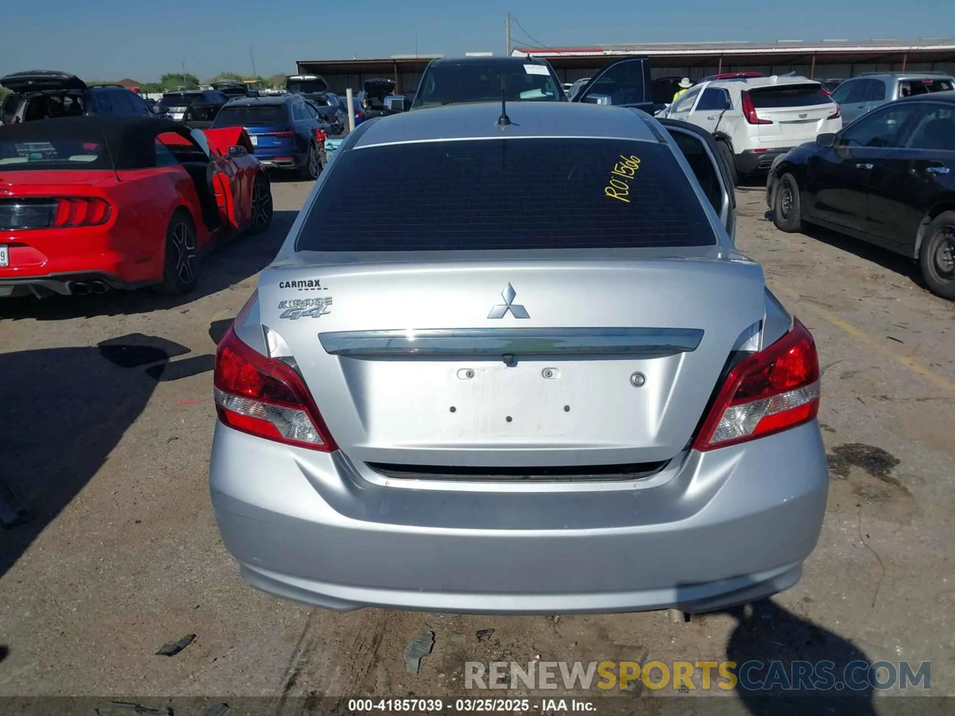 16 fotografías del automóvil dañado ML32F3FJ1LHF12385 MITSUBISHI MIRAGE G4 2020