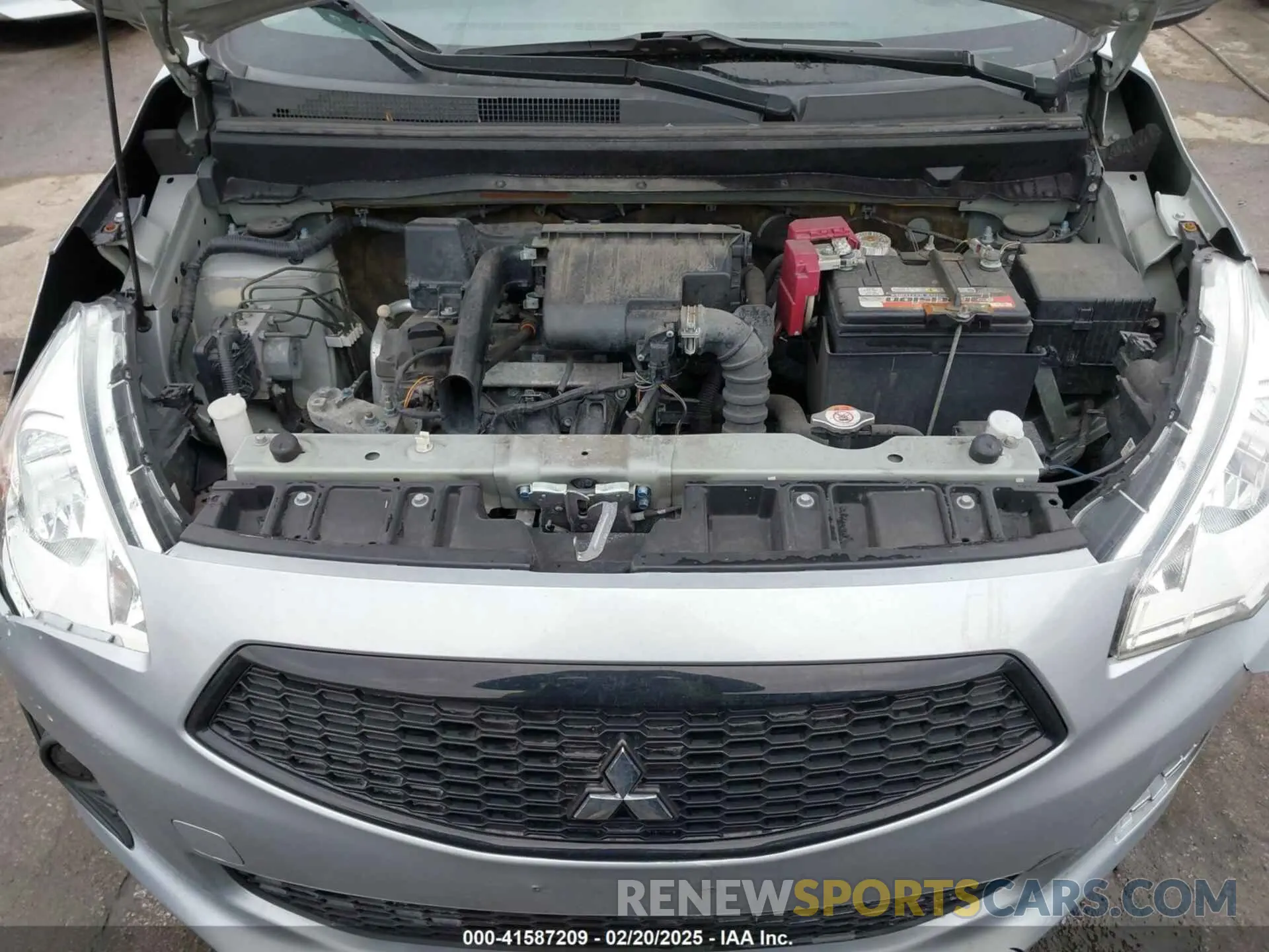 10 fotografías del automóvil dañado ML32F3FJ2LHF02660 MITSUBISHI MIRAGE G4 2020