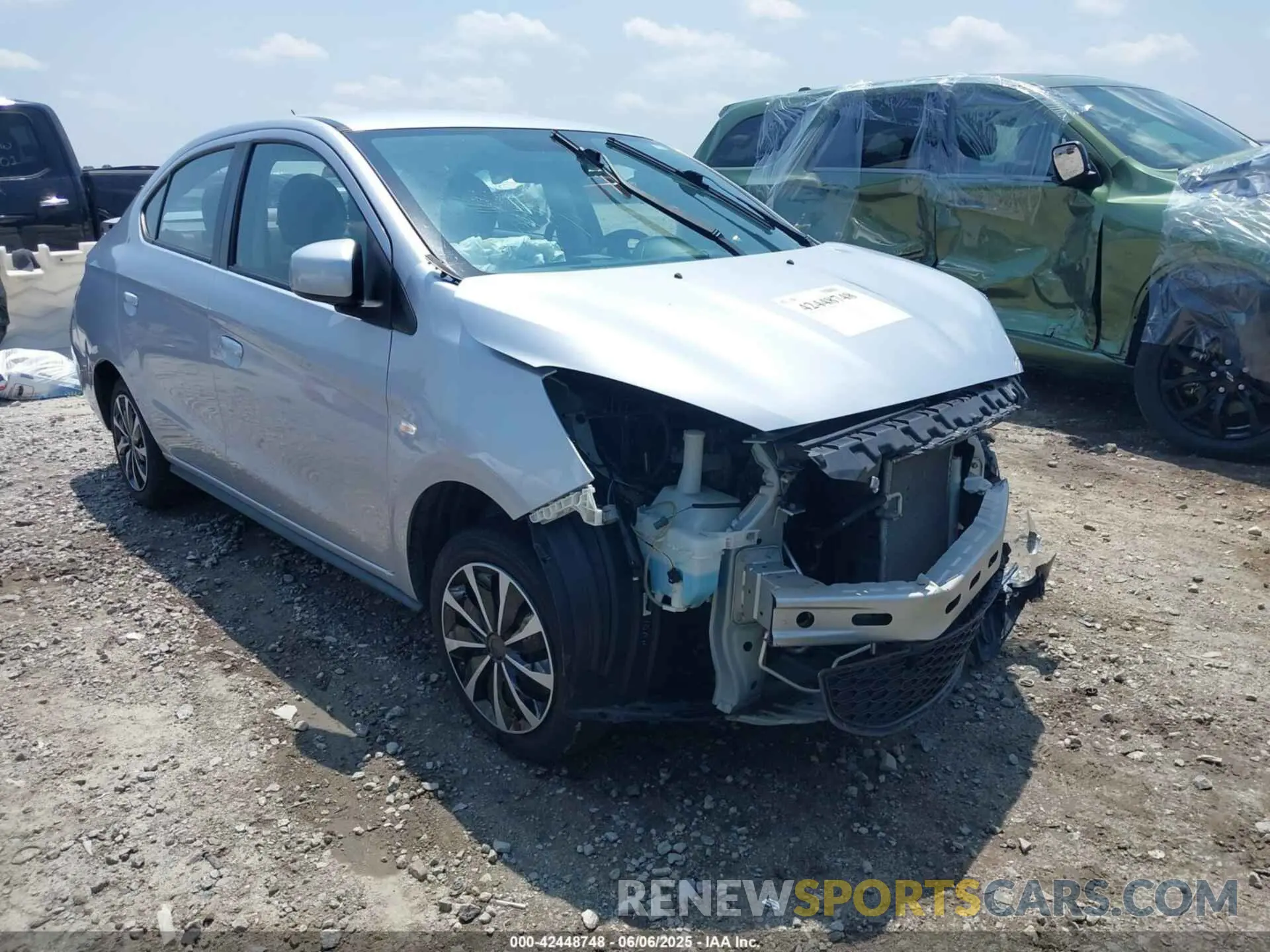 1 fotografías del automóvil dañado ML32F3FJ2LHF12265 MITSUBISHI MIRAGE G4 2020