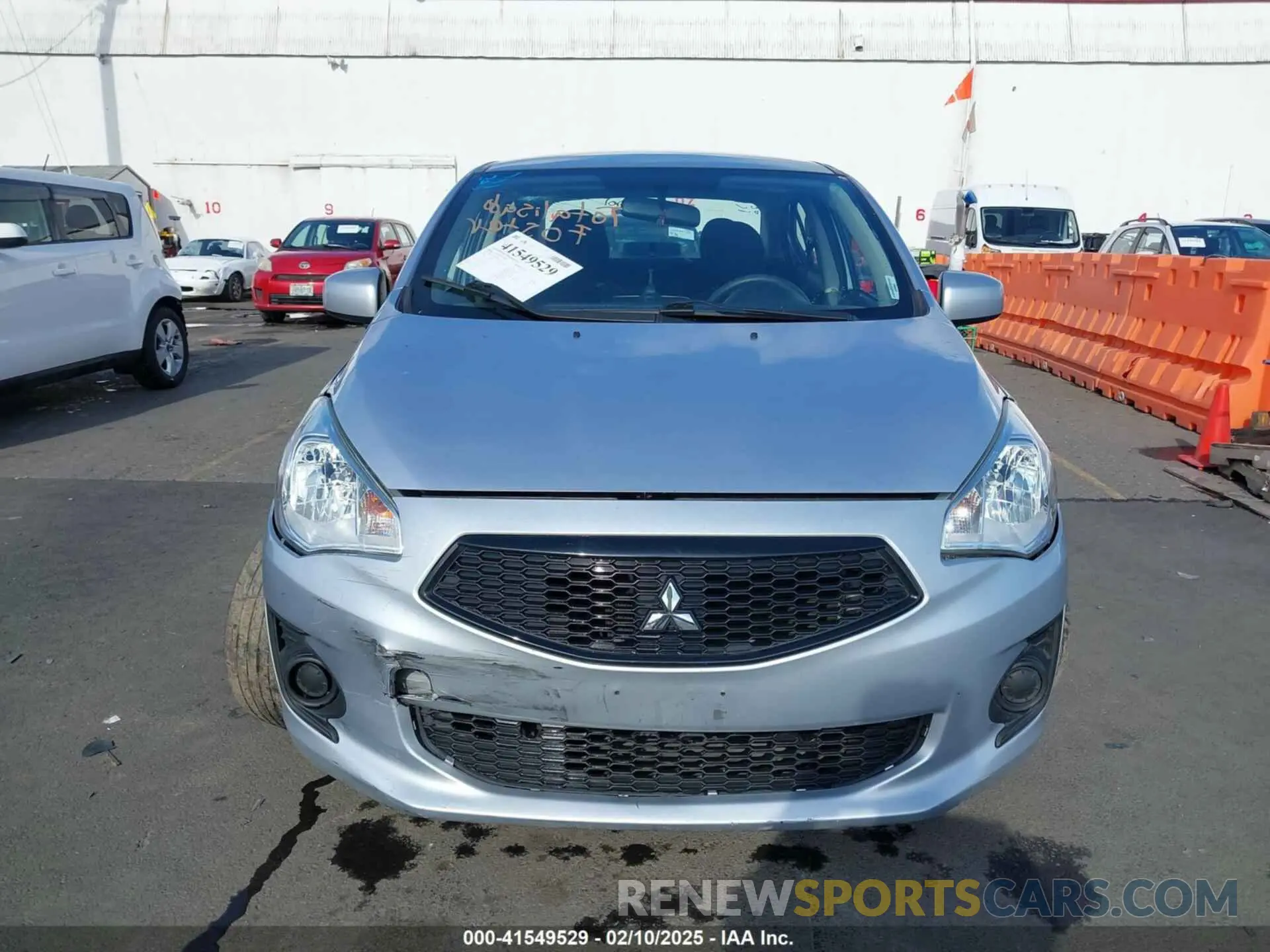 12 fotografías del automóvil dañado ML32F3FJ5LHF03267 MITSUBISHI MIRAGE G4 2020