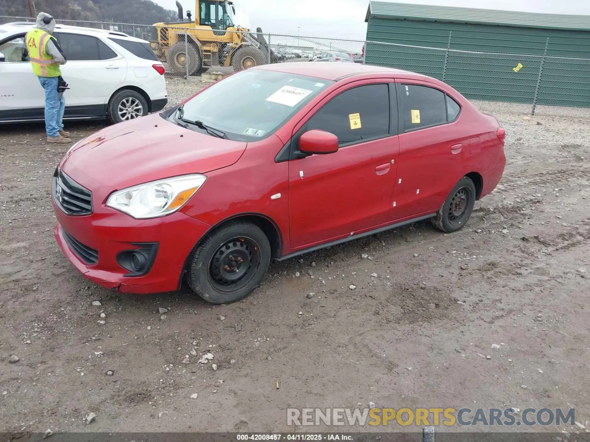 2 fotografías del automóvil dañado ML32F3FJ5LHF12180 MITSUBISHI MIRAGE G4 2020