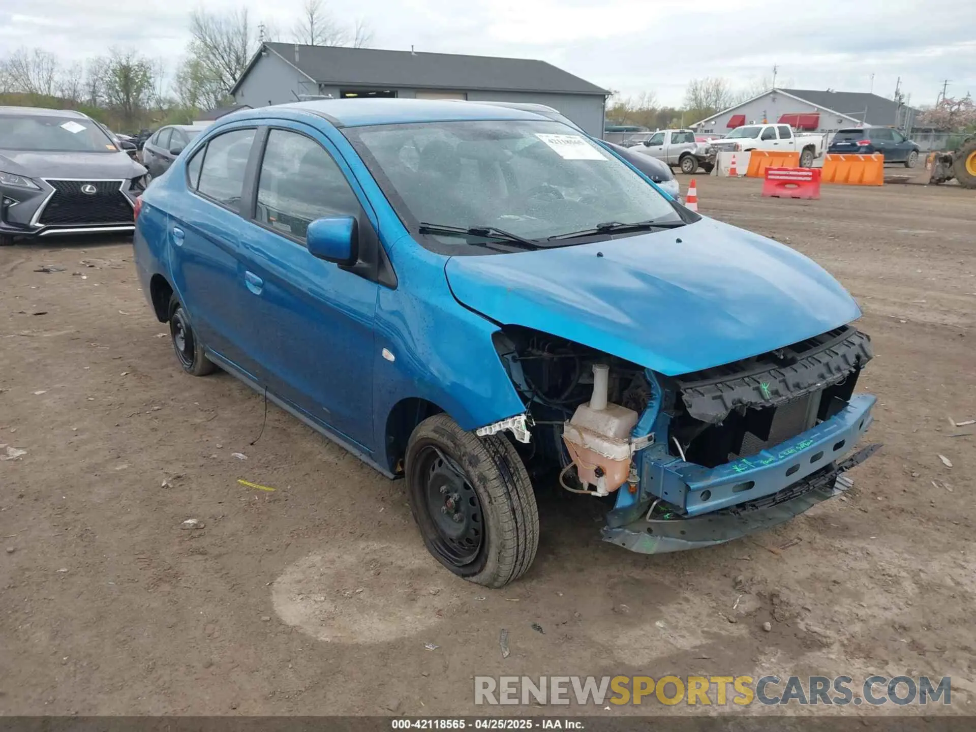1 fotografías del automóvil dañado ML32F3FJ6LHF02533 MITSUBISHI MIRAGE G4 2020