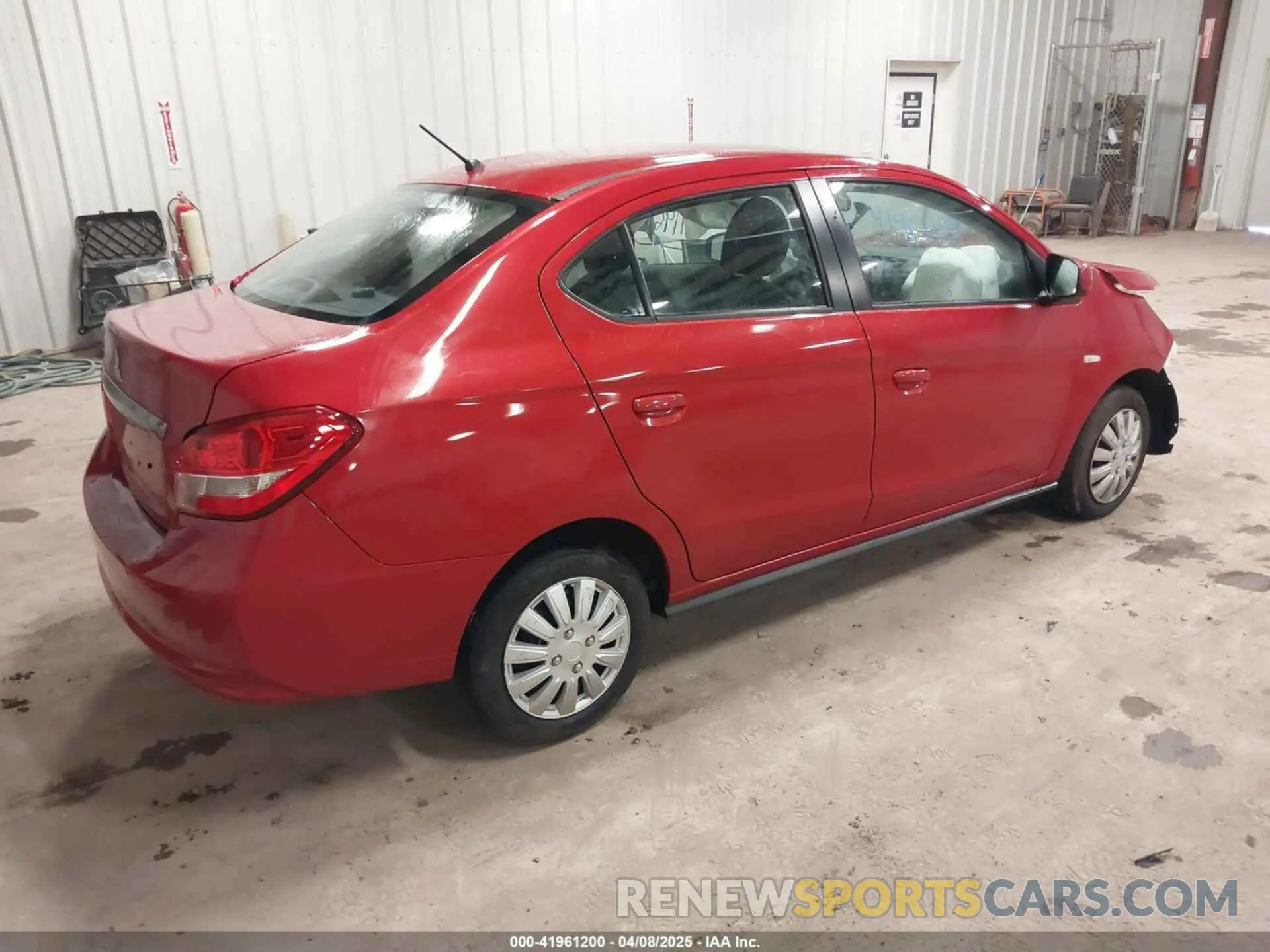 4 fotografías del automóvil dañado ML32F3FJXLHF00235 MITSUBISHI MIRAGE G4 2020