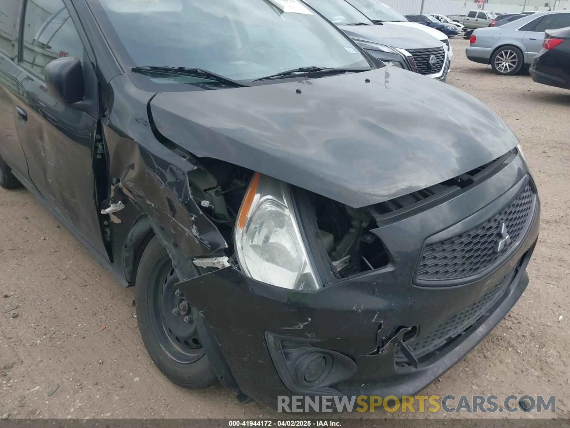 6 fotografías del automóvil dañado ML32F3FJXLHF10988 MITSUBISHI MIRAGE G4 2020