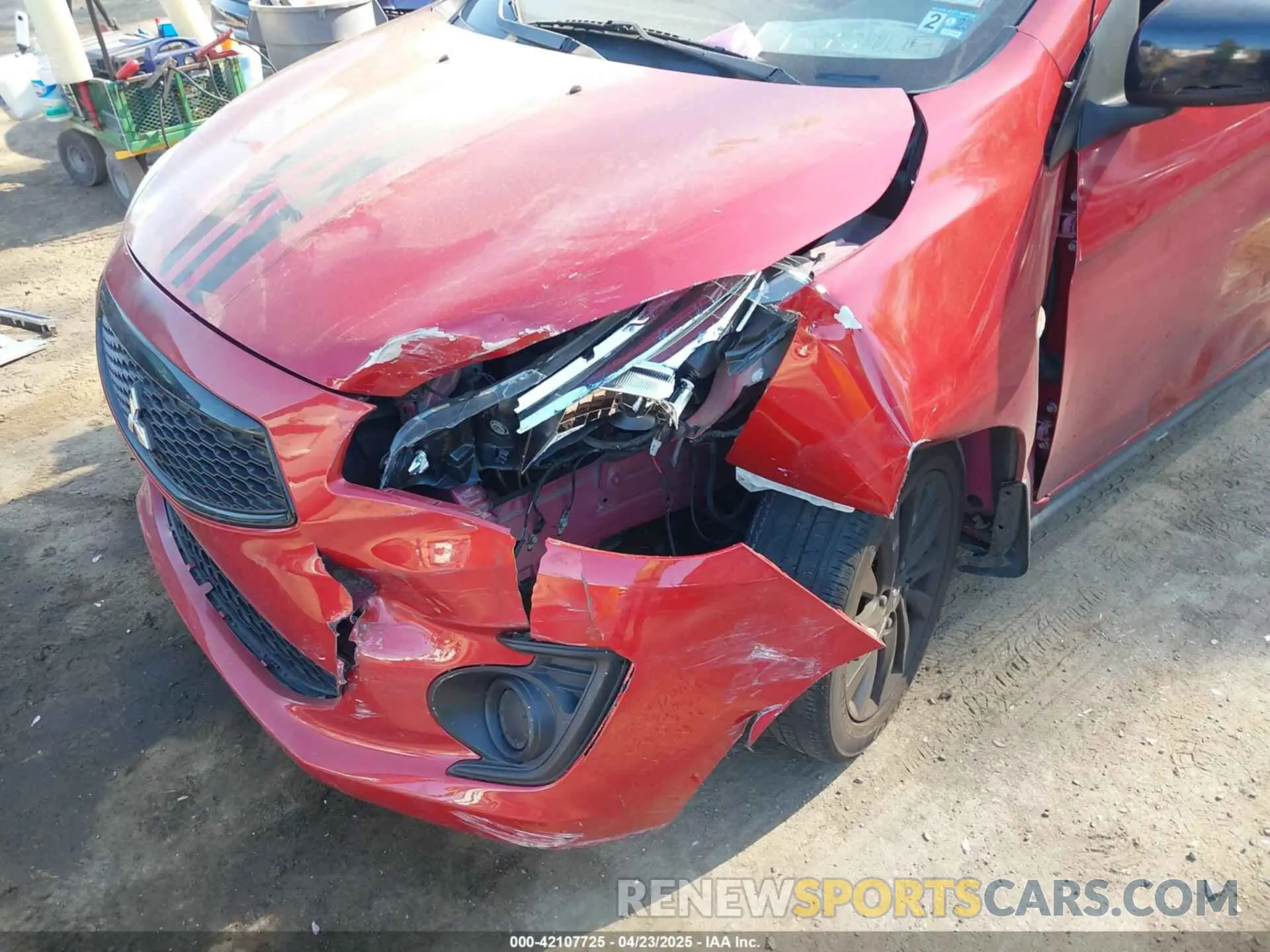 6 fotografías del automóvil dañado ML32F4FJ2LHF00557 MITSUBISHI MIRAGE G4 2020