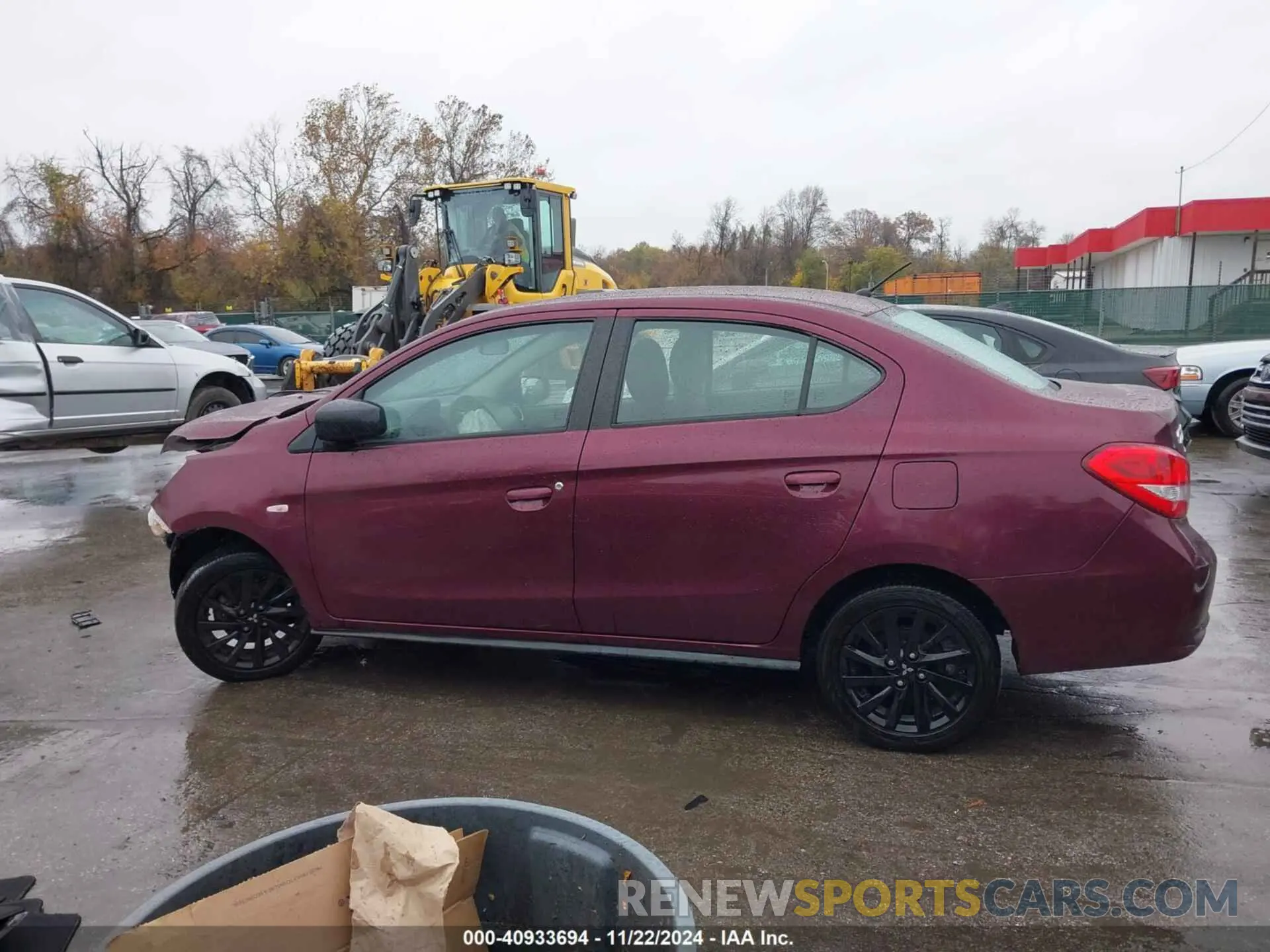 15 fotografías del automóvil dañado ML32F4FJ3LHF11891 MITSUBISHI MIRAGE G4 2020