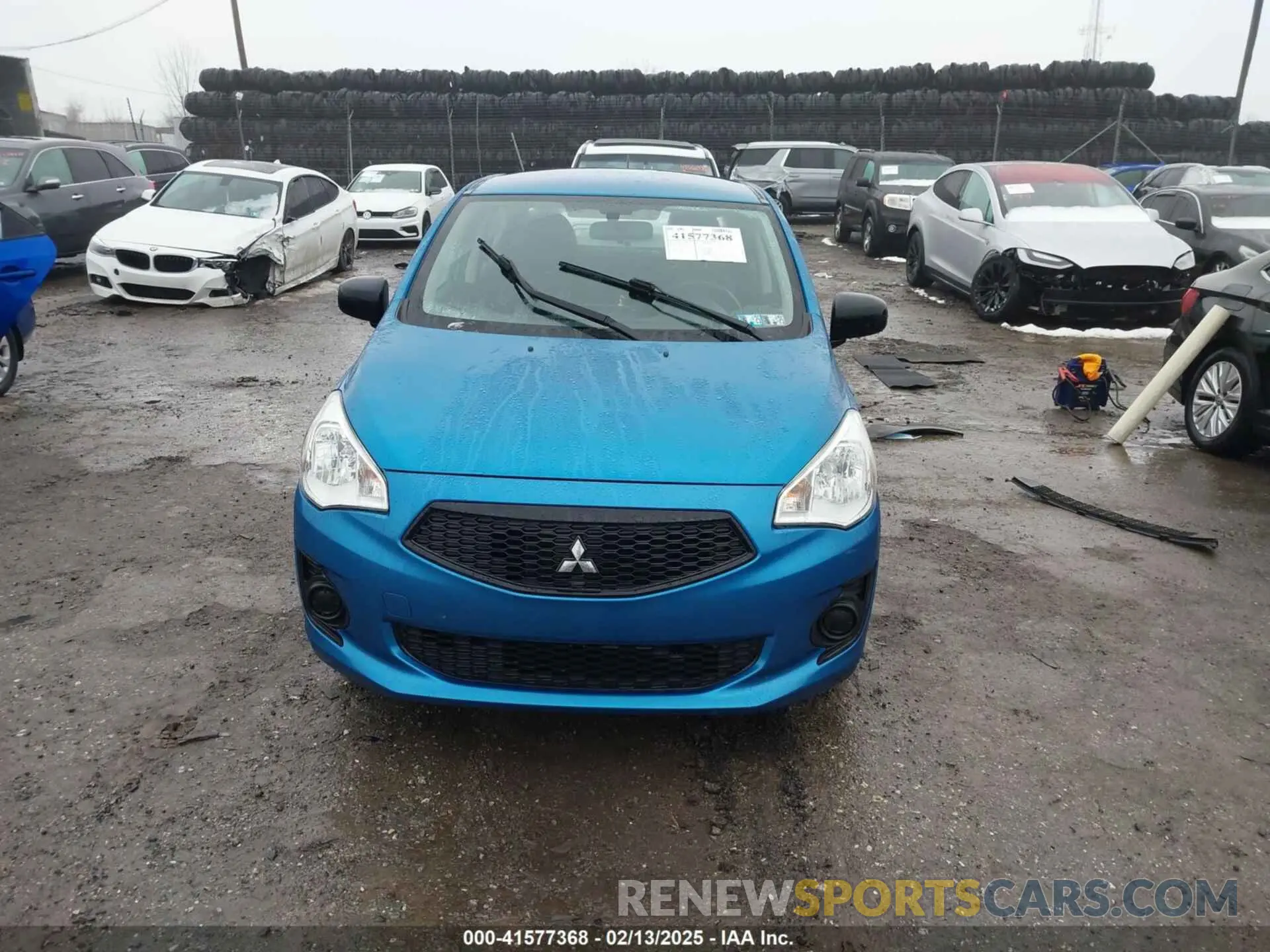 12 fotografías del automóvil dañado ML32F4FJXLHF00600 MITSUBISHI MIRAGE G4 2020