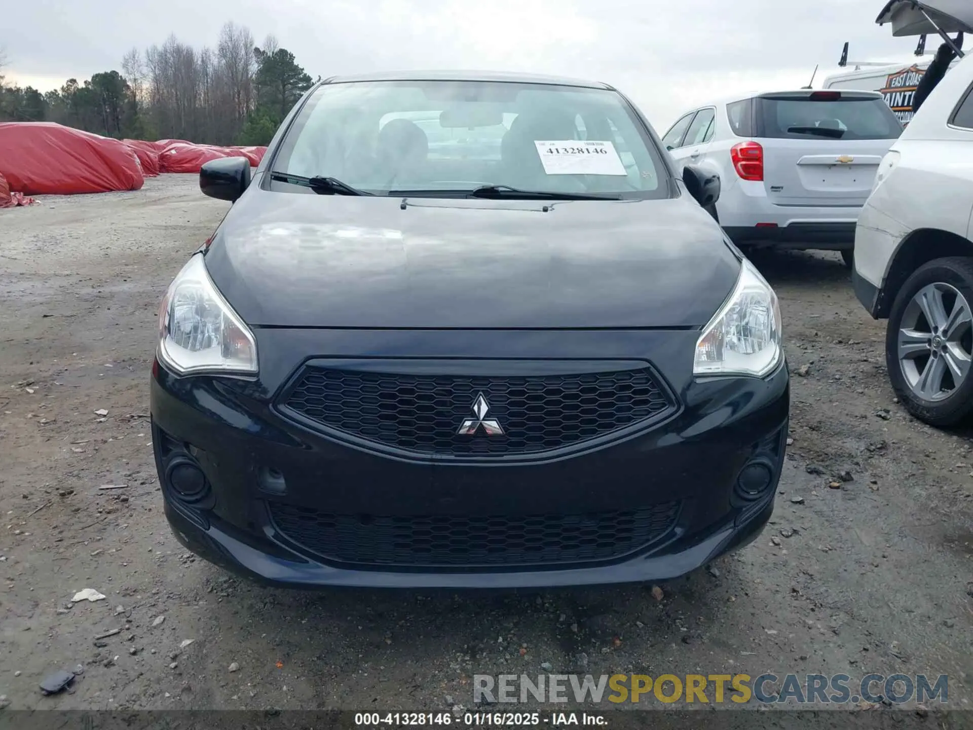 13 fotografías del automóvil dañado ML32F4FJXLHF01567 MITSUBISHI MIRAGE G4 2020