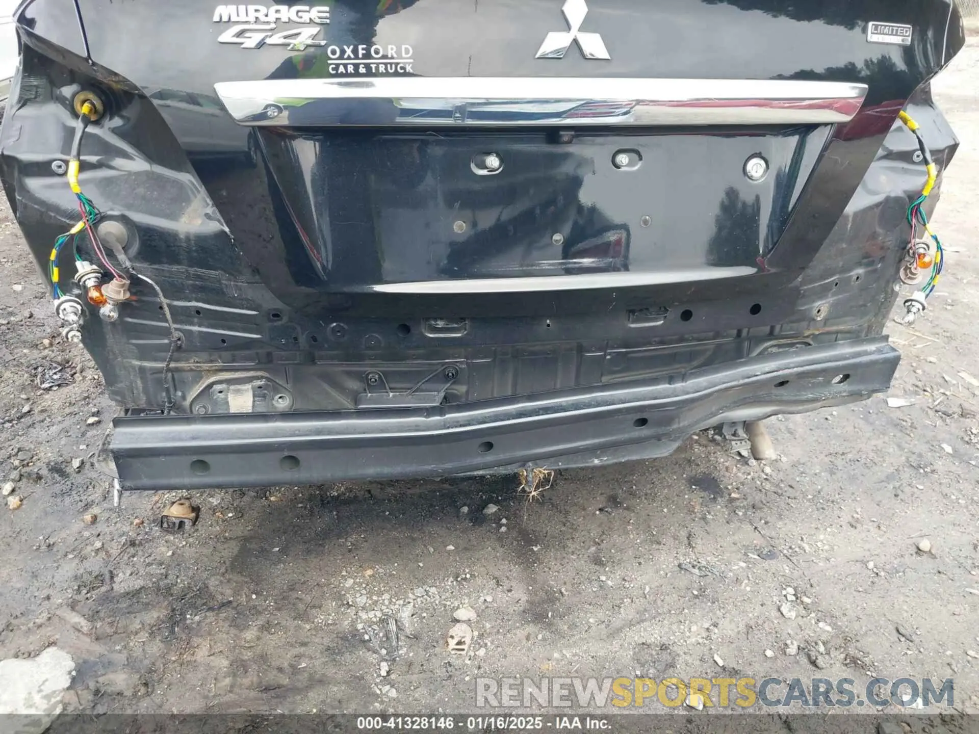 6 fotografías del automóvil dañado ML32F4FJXLHF01567 MITSUBISHI MIRAGE G4 2020