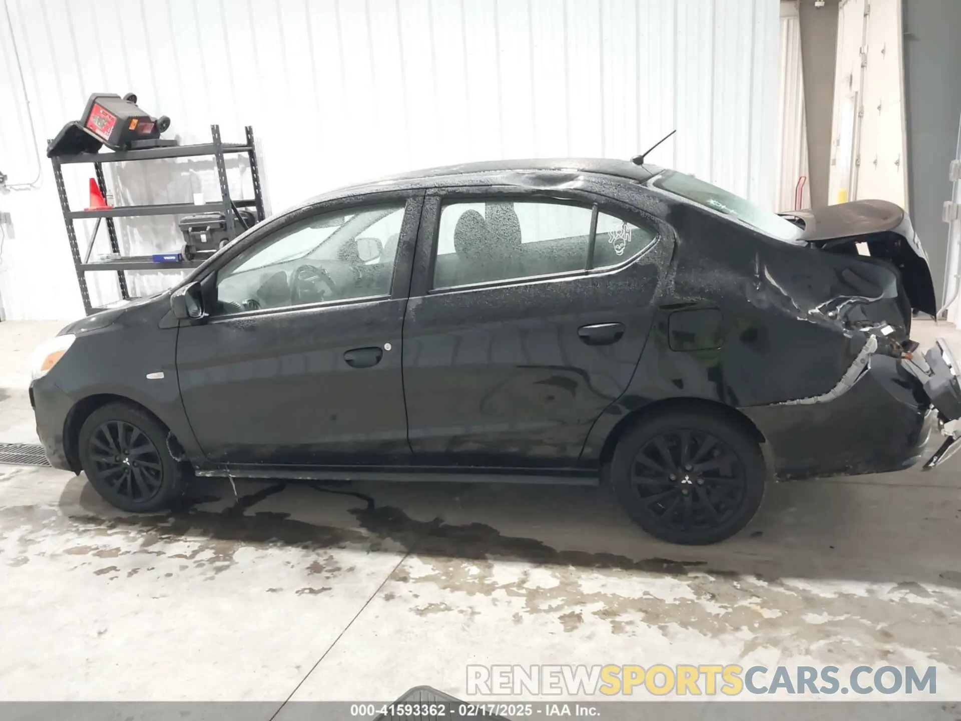 14 fotografías del automóvil dañado ML32F4FJXLHF08454 MITSUBISHI MIRAGE G4 2020