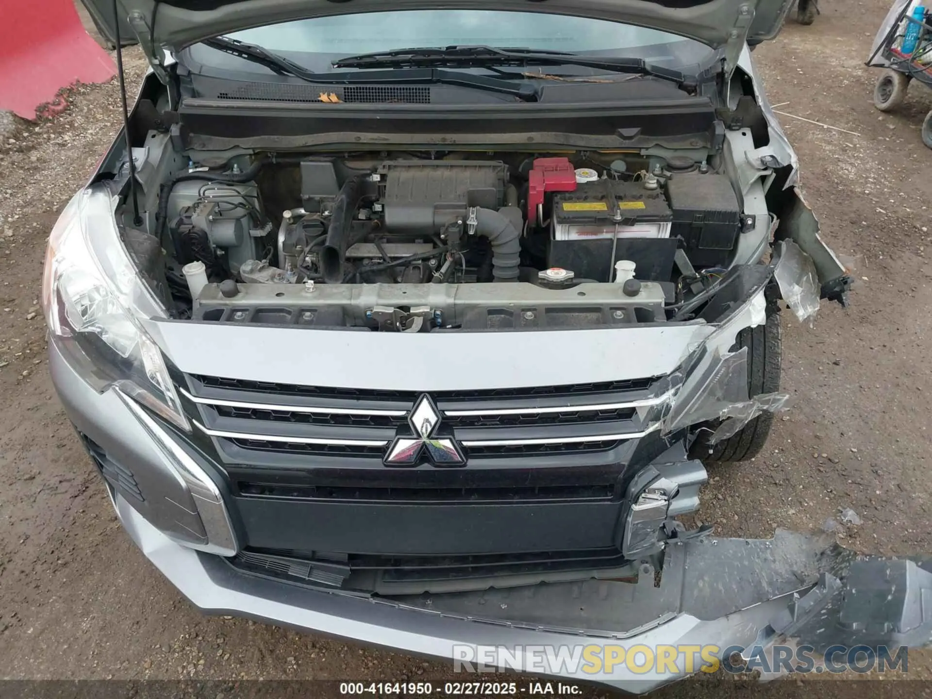 10 fotografías del automóvil dañado ML32FUFJ0MHF01708 MITSUBISHI MIRAGE G4 2021