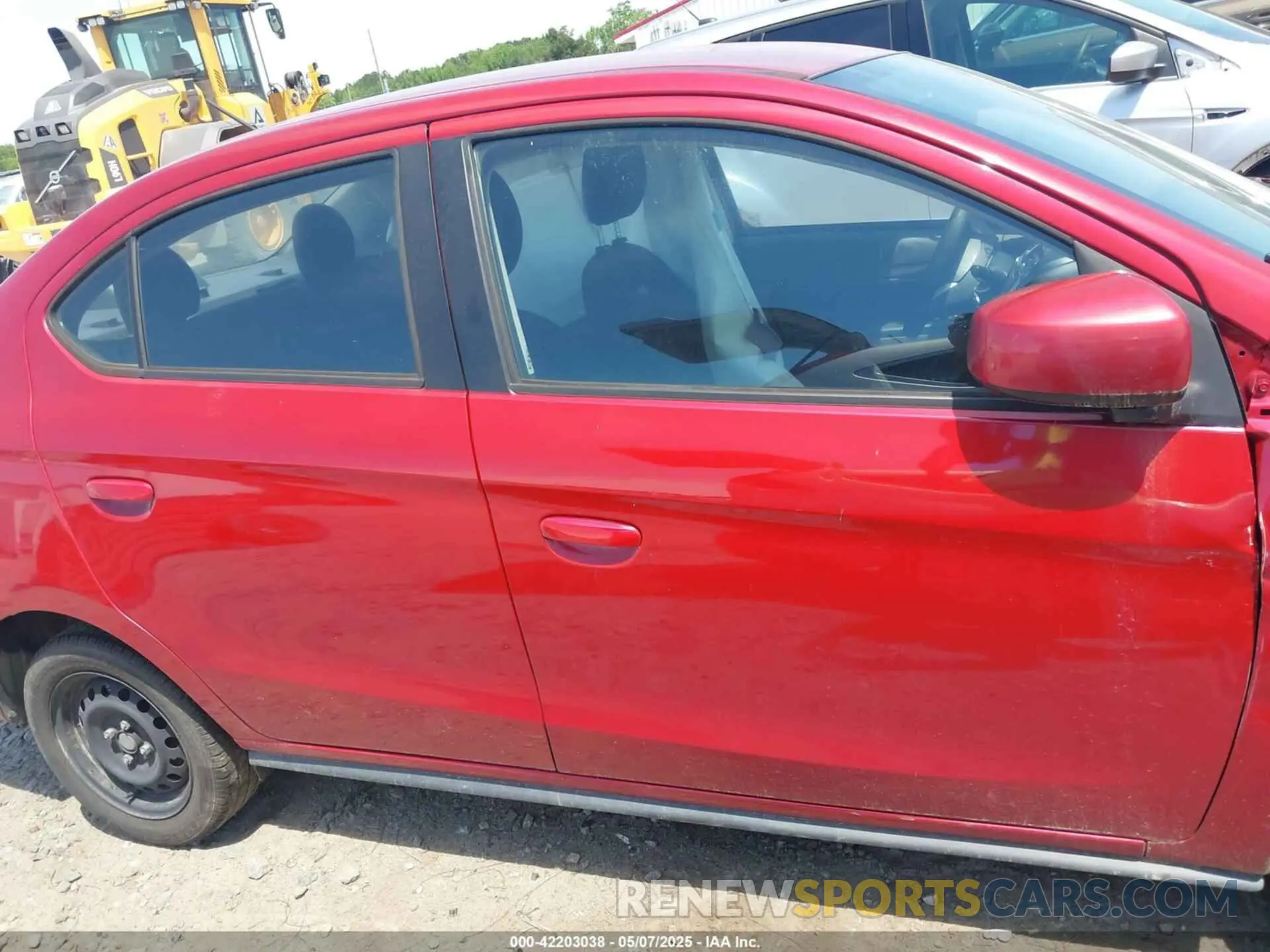 13 fotografías del automóvil dañado ML32FUFJ1MHF00762 MITSUBISHI MIRAGE G4 2021