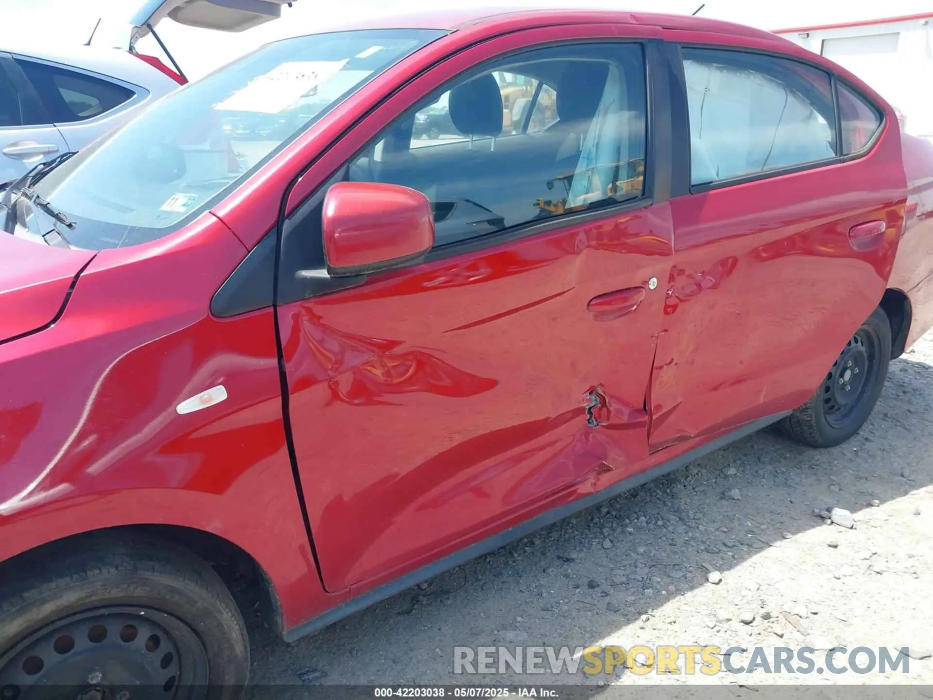 6 fotografías del automóvil dañado ML32FUFJ1MHF00762 MITSUBISHI MIRAGE G4 2021