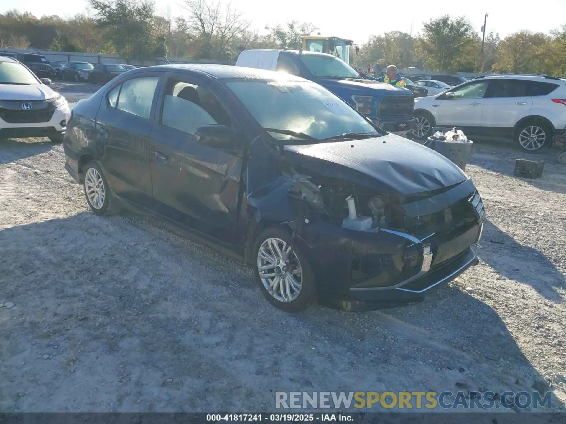 1 fotografías del automóvil dañado ML32FUFJ8MHF04825 MITSUBISHI MIRAGE G4 2021