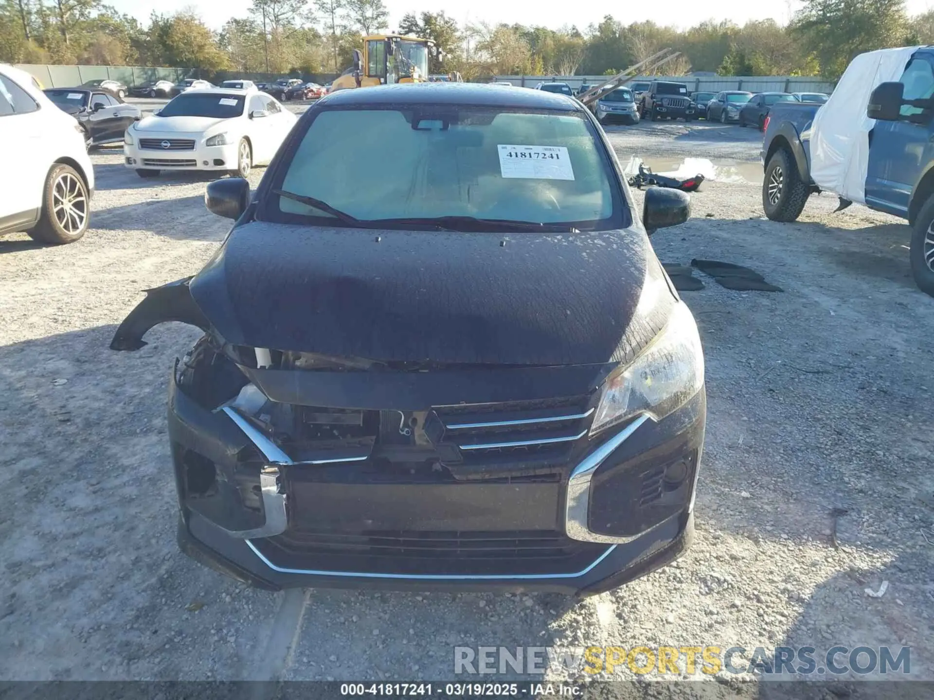 12 fotografías del automóvil dañado ML32FUFJ8MHF04825 MITSUBISHI MIRAGE G4 2021