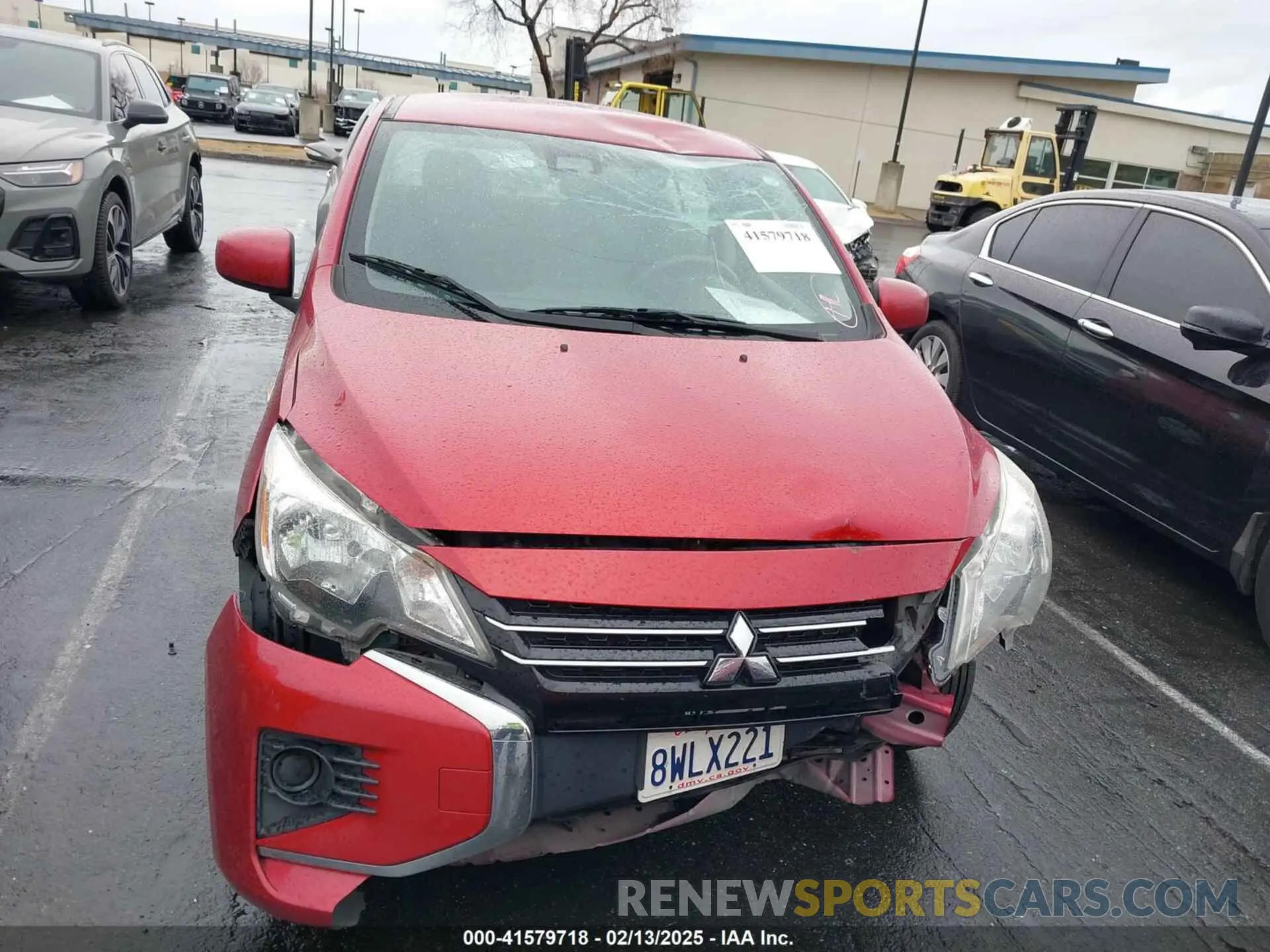 13 fotografías del automóvil dañado ML32FUFJ9MHF01240 MITSUBISHI MIRAGE G4 2021