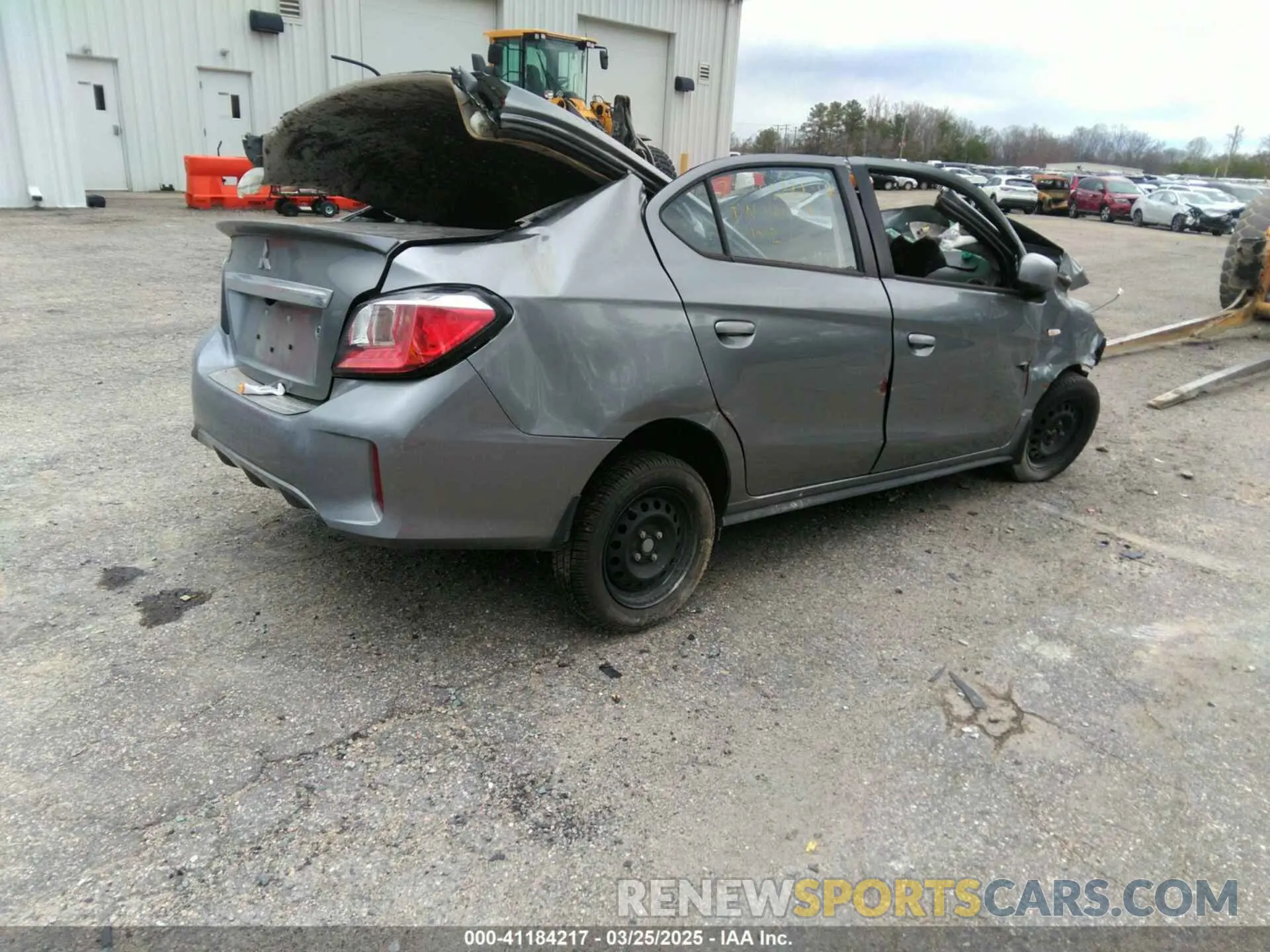 4 fotografías del automóvil dañado ML32FUFJ1NHF06157 MITSUBISHI MIRAGE G4 2022