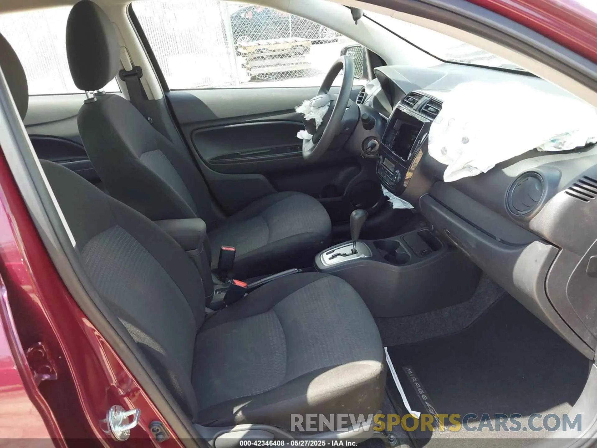 5 fotografías del automóvil dañado ML32FUFJ2NHF06037 MITSUBISHI MIRAGE G4 2022