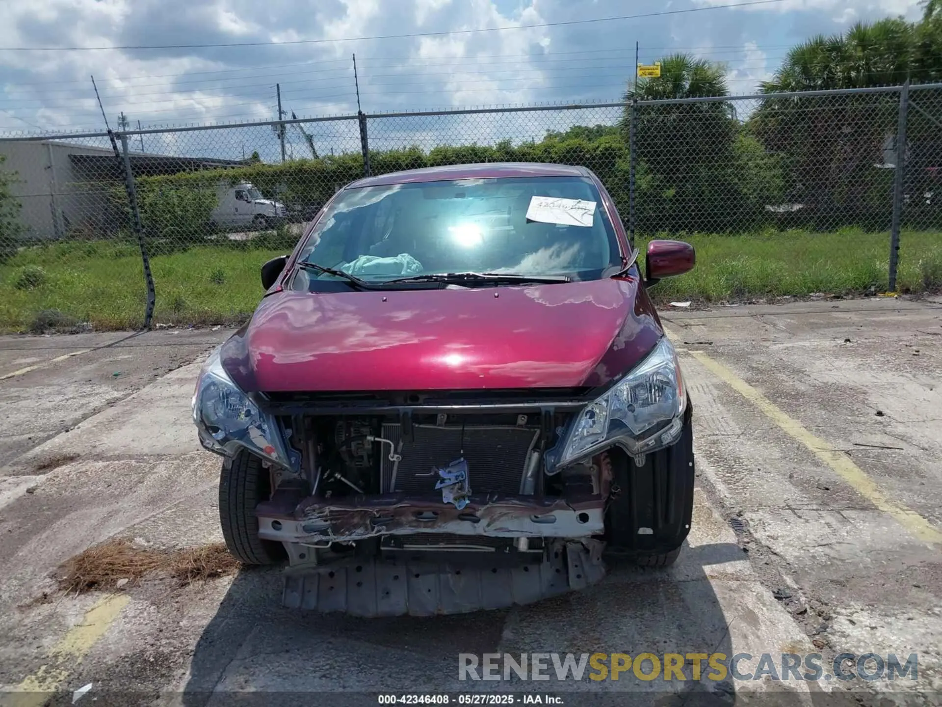 6 fotografías del automóvil dañado ML32FUFJ2NHF06037 MITSUBISHI MIRAGE G4 2022