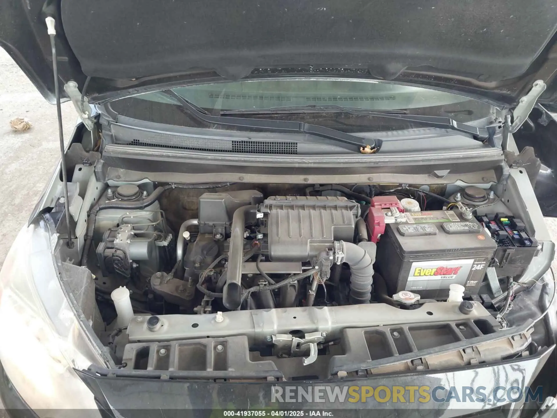 10 fotografías del automóvil dañado ML32FUFJ3NHF03633 MITSUBISHI MIRAGE G4 2022