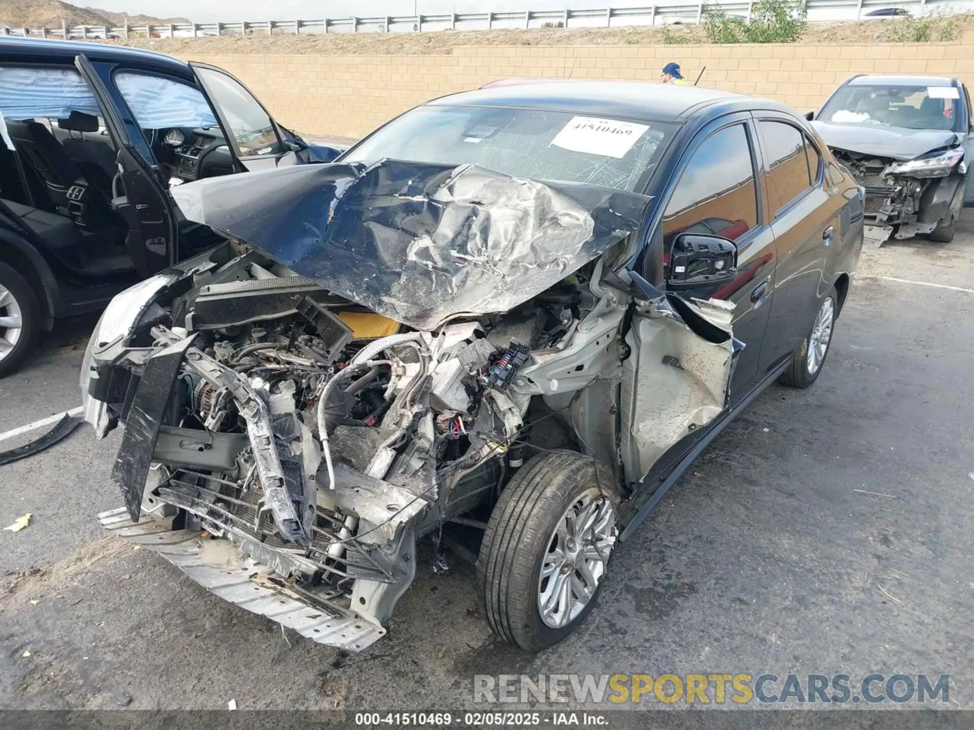2 fotografías del automóvil dañado ML32FUFJ4NHF04015 MITSUBISHI MIRAGE G4 2022