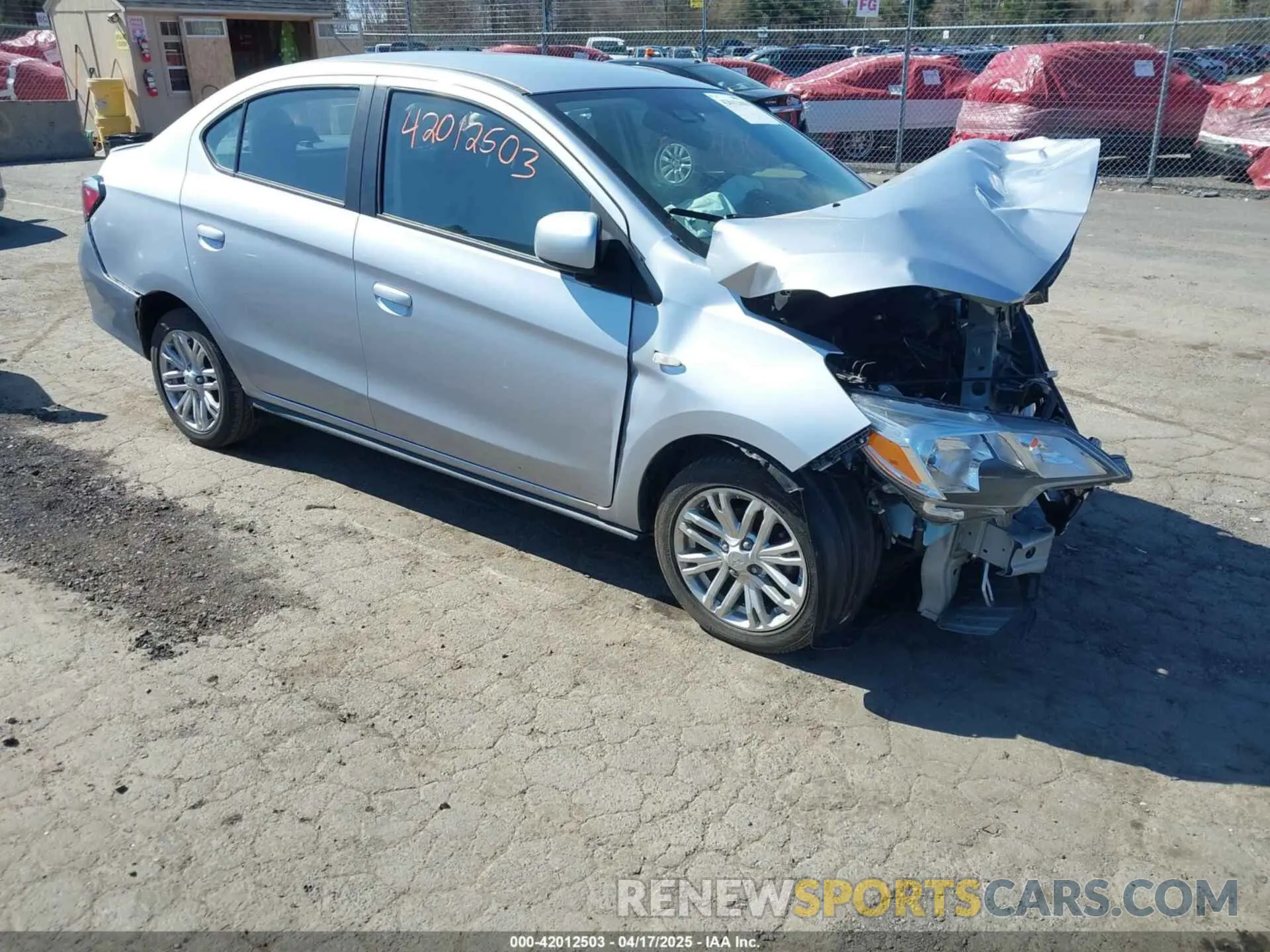 1 fotografías del automóvil dañado ML32FUFJ7NHF03957 MITSUBISHI MIRAGE G4 2022