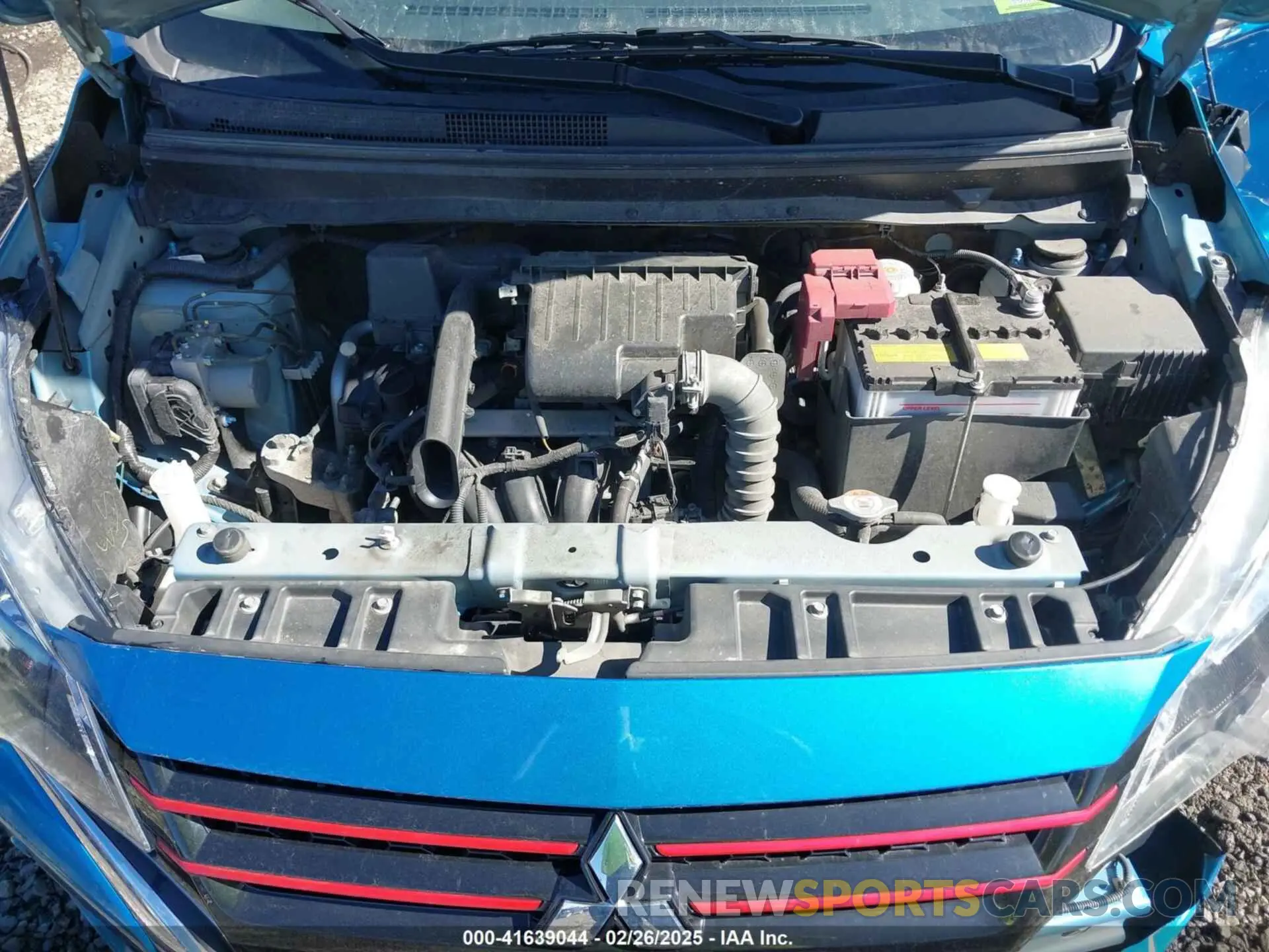 10 fotografías del automóvil dañado ML32FUFJ7NHF08253 MITSUBISHI MIRAGE G4 2022