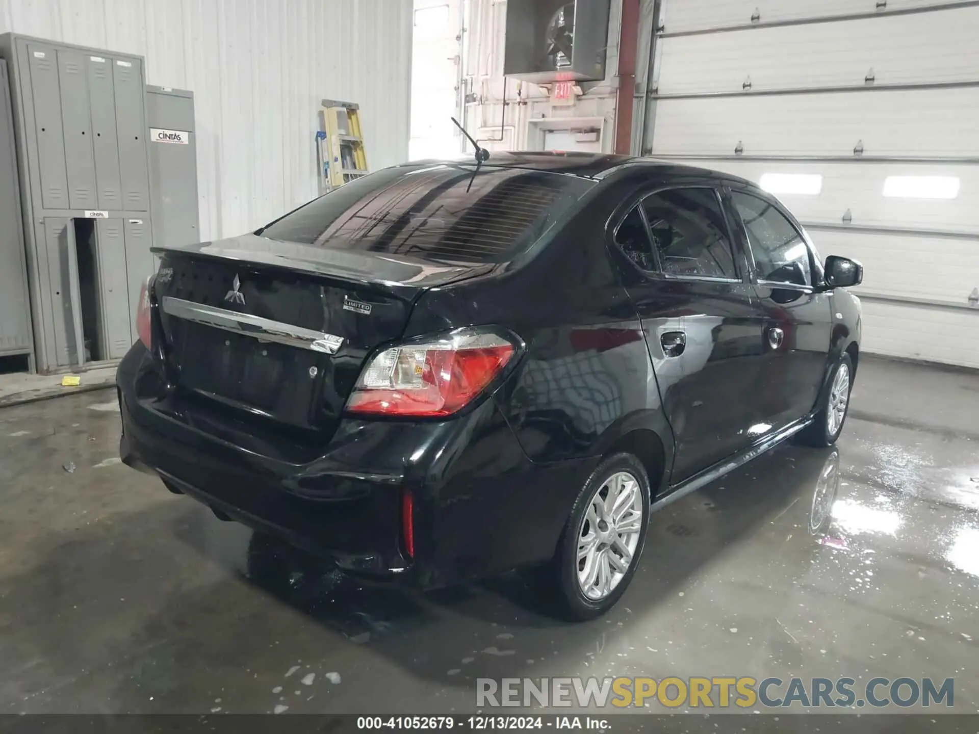 4 fotografías del automóvil dañado ML32FUFJ8NHF01909 MITSUBISHI MIRAGE G4 2022