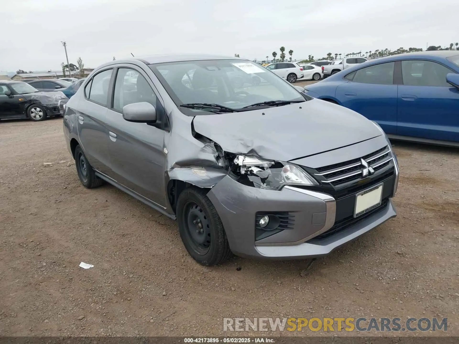 1 fotografías del automóvil dañado ML32FUFJXNHF07193 MITSUBISHI MIRAGE G4 2022