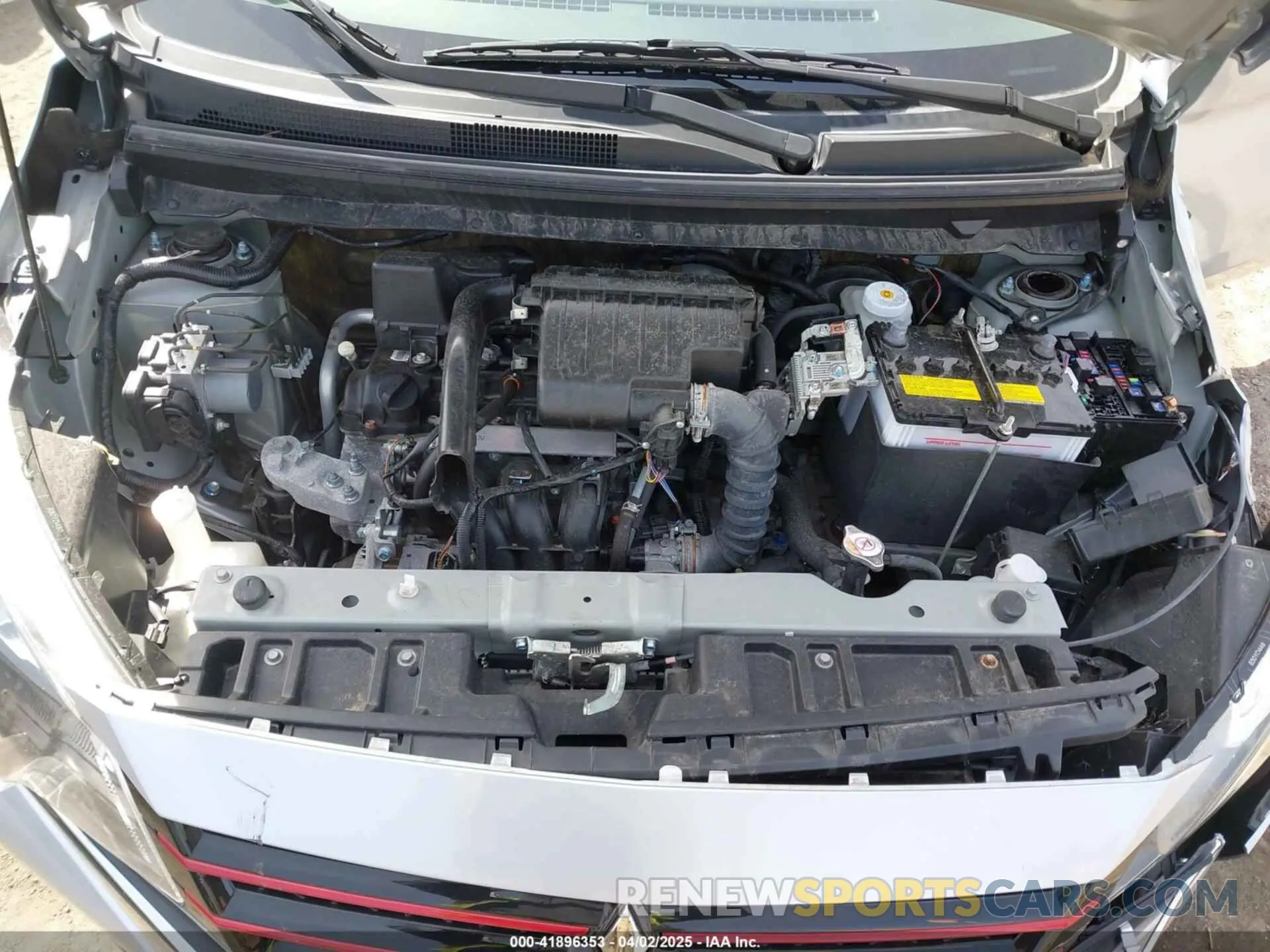 10 fotografías del automóvil dañado ML32FUFJ0PHF02202 MITSUBISHI MIRAGE G4 2023