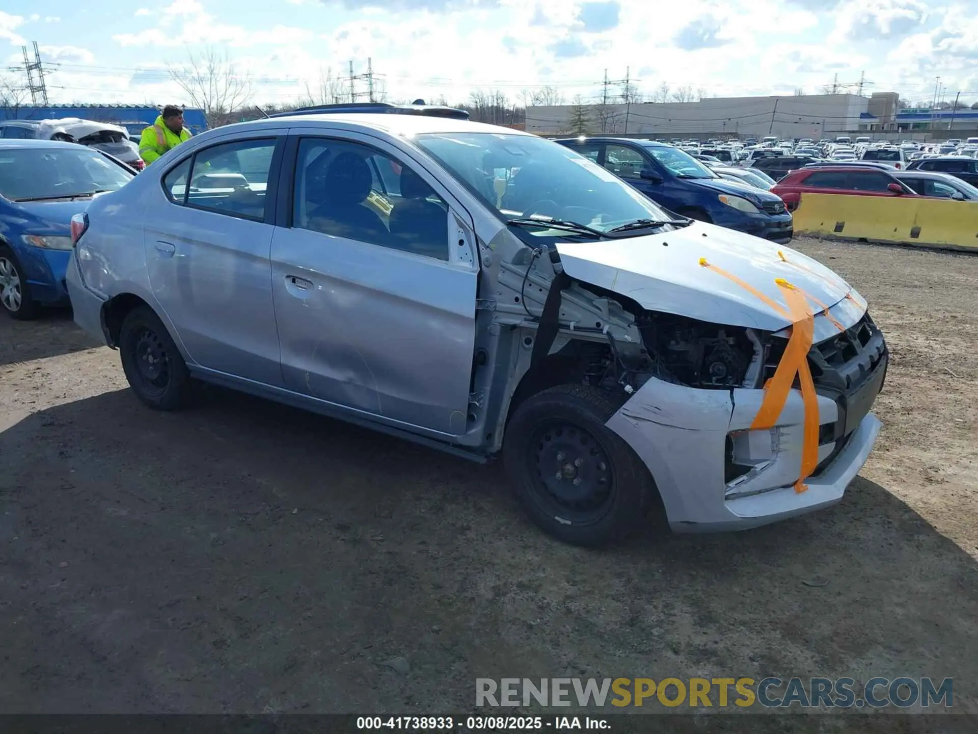 1 fotografías del automóvil dañado ML32FUFJ0PHF02376 MITSUBISHI MIRAGE G4 2023