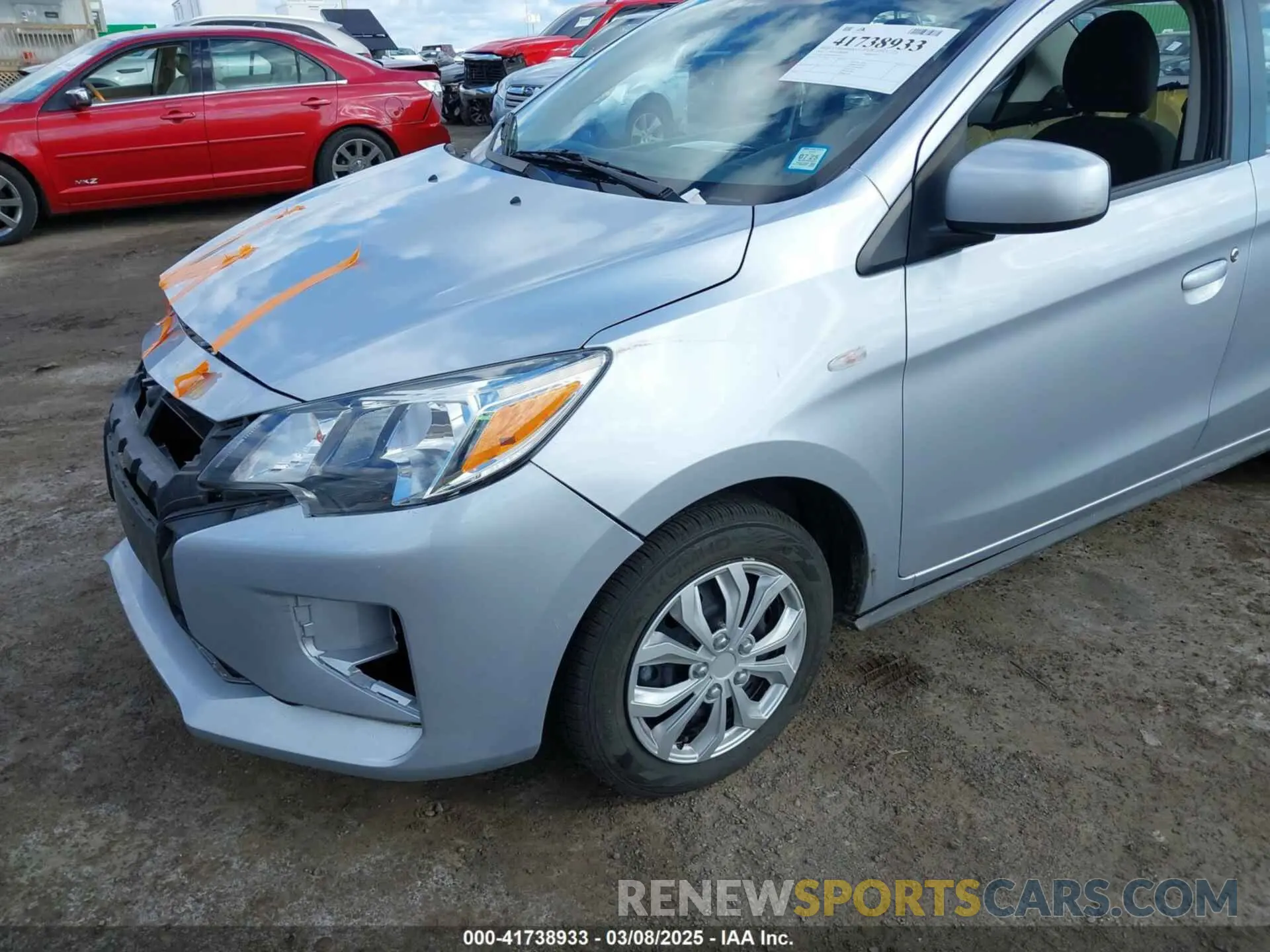 20 fotografías del automóvil dañado ML32FUFJ0PHF02376 MITSUBISHI MIRAGE G4 2023