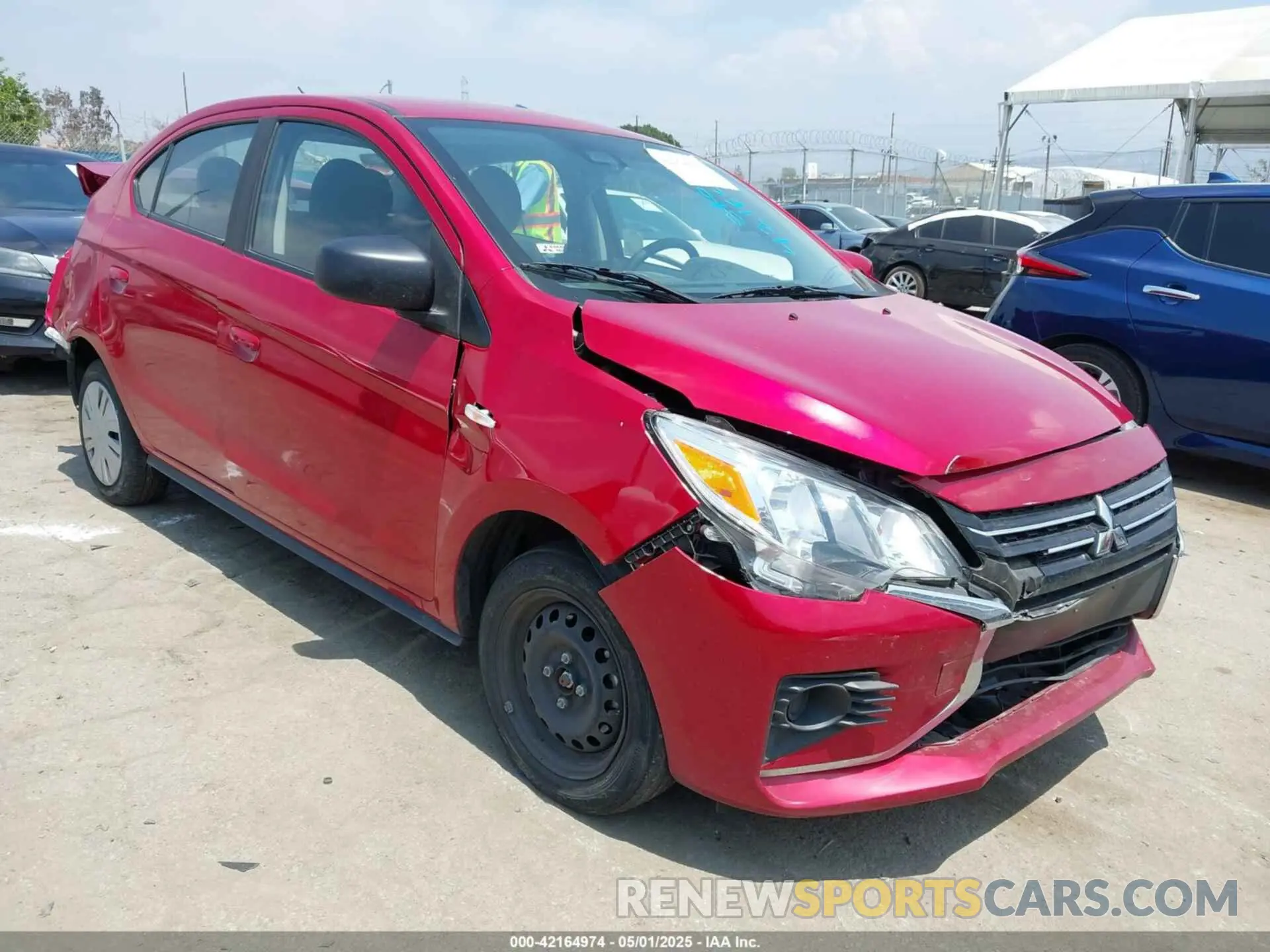 1 fotografías del automóvil dañado ML32FUFJ1PHF06114 MITSUBISHI MIRAGE G4 2023