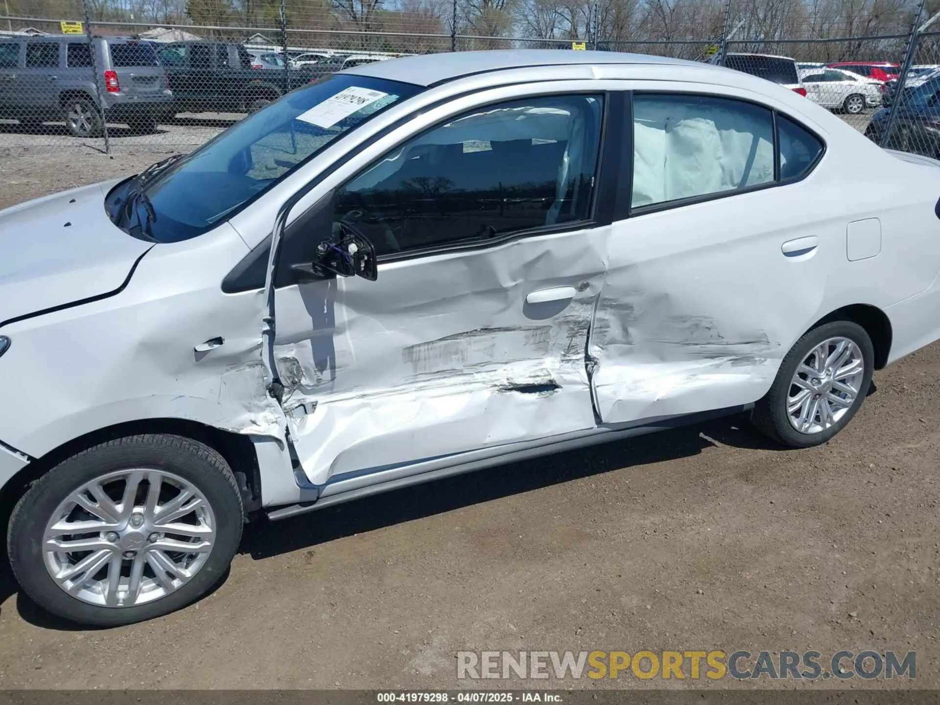 6 fotografías del automóvil dañado ML32FUFJ3PHF06485 MITSUBISHI MIRAGE G4 2023