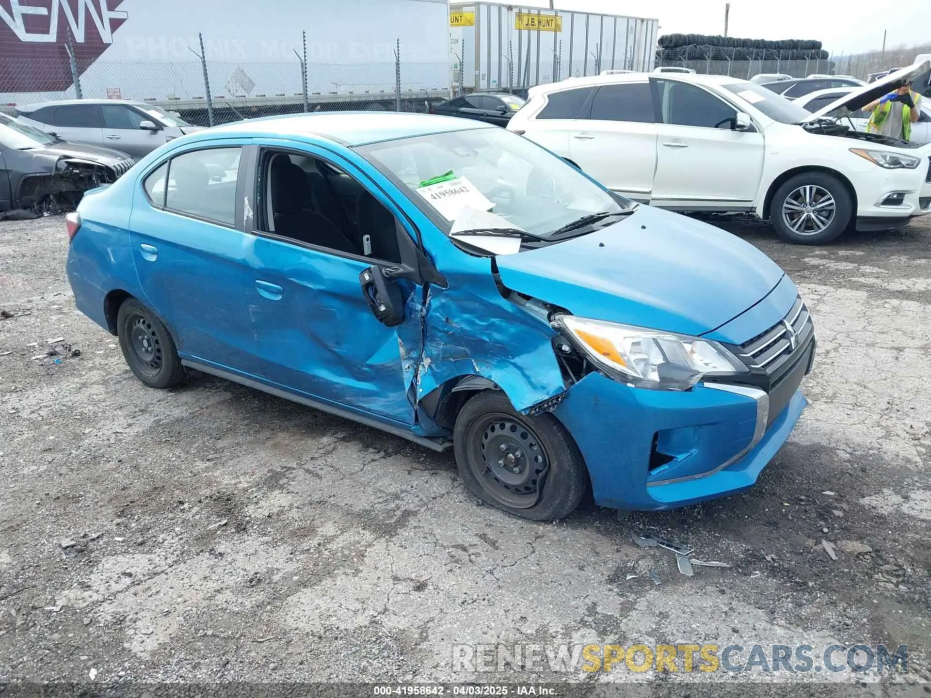 1 fotografías del automóvil dañado ML32FUFJ4PHF06026 MITSUBISHI MIRAGE G4 2023