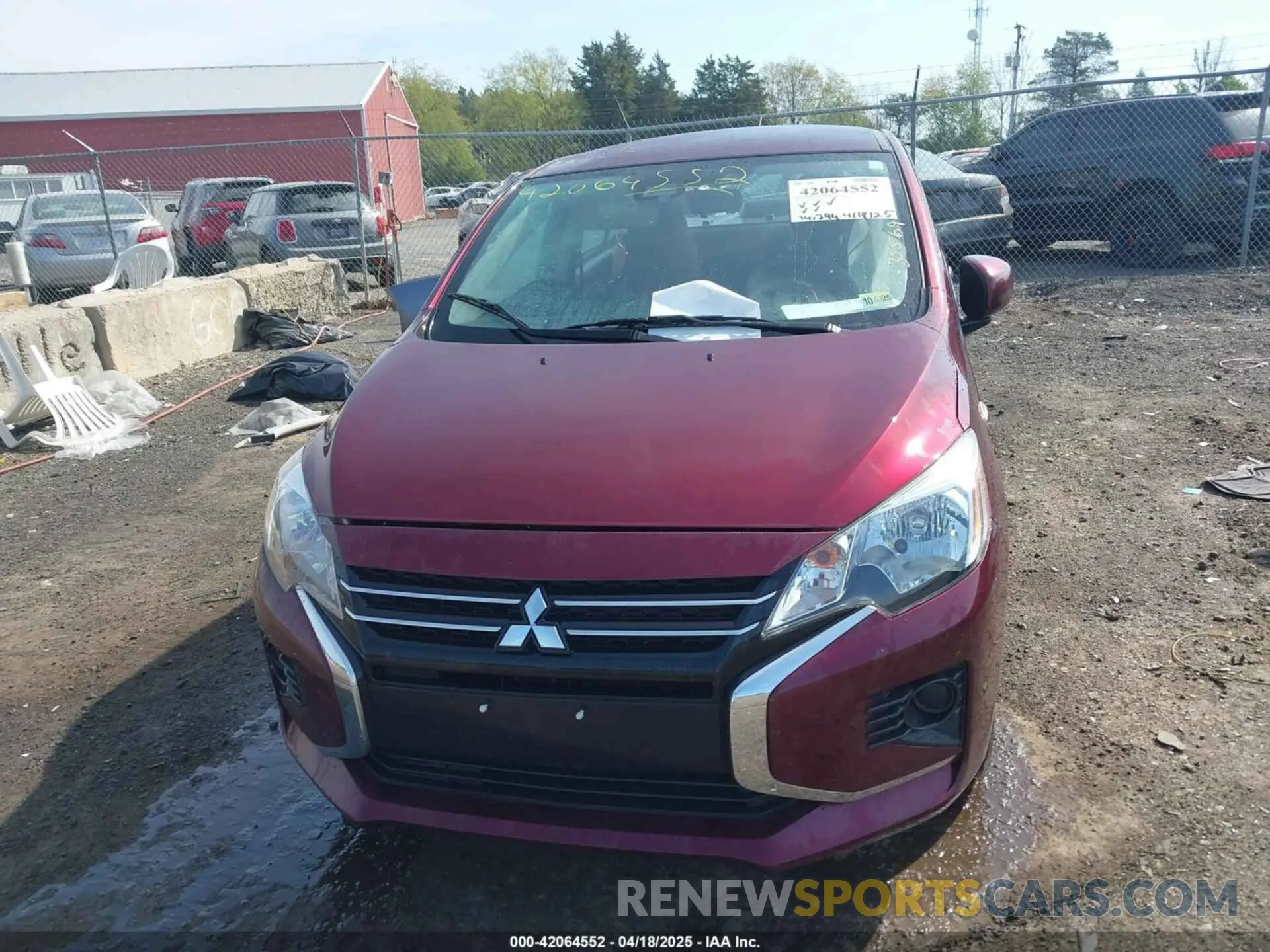 12 fotografías del automóvil dañado ML32FUFJ8PHF01380 MITSUBISHI MIRAGE G4 2023