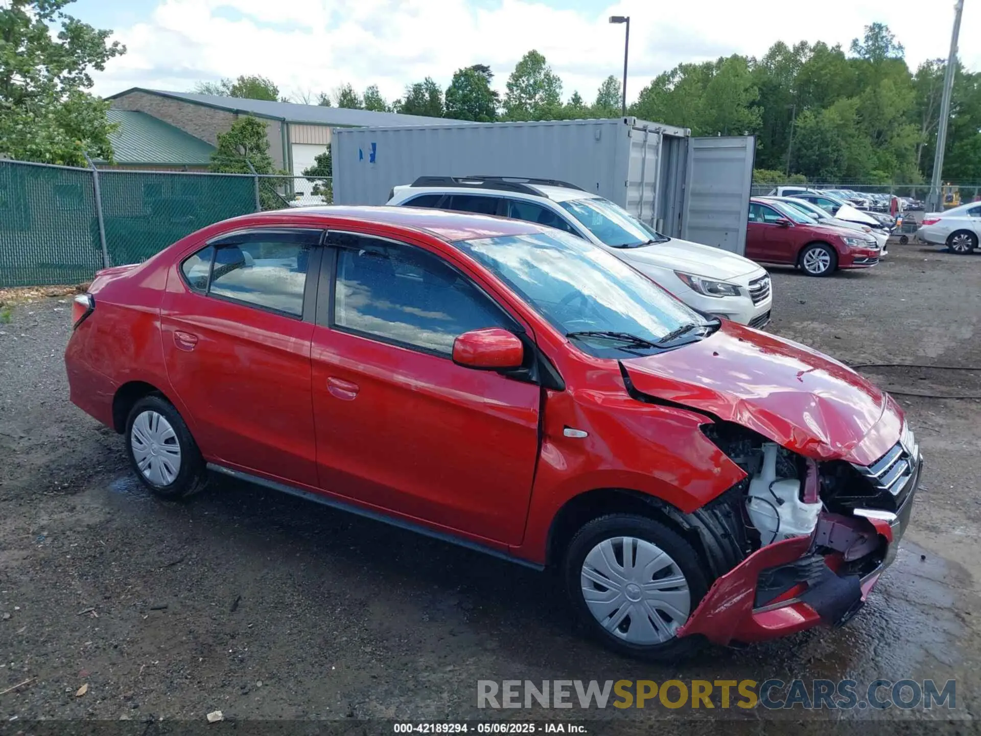 1 fotografías del automóvil dañado ML32FUFJ9PHF04711 MITSUBISHI MIRAGE G4 2023