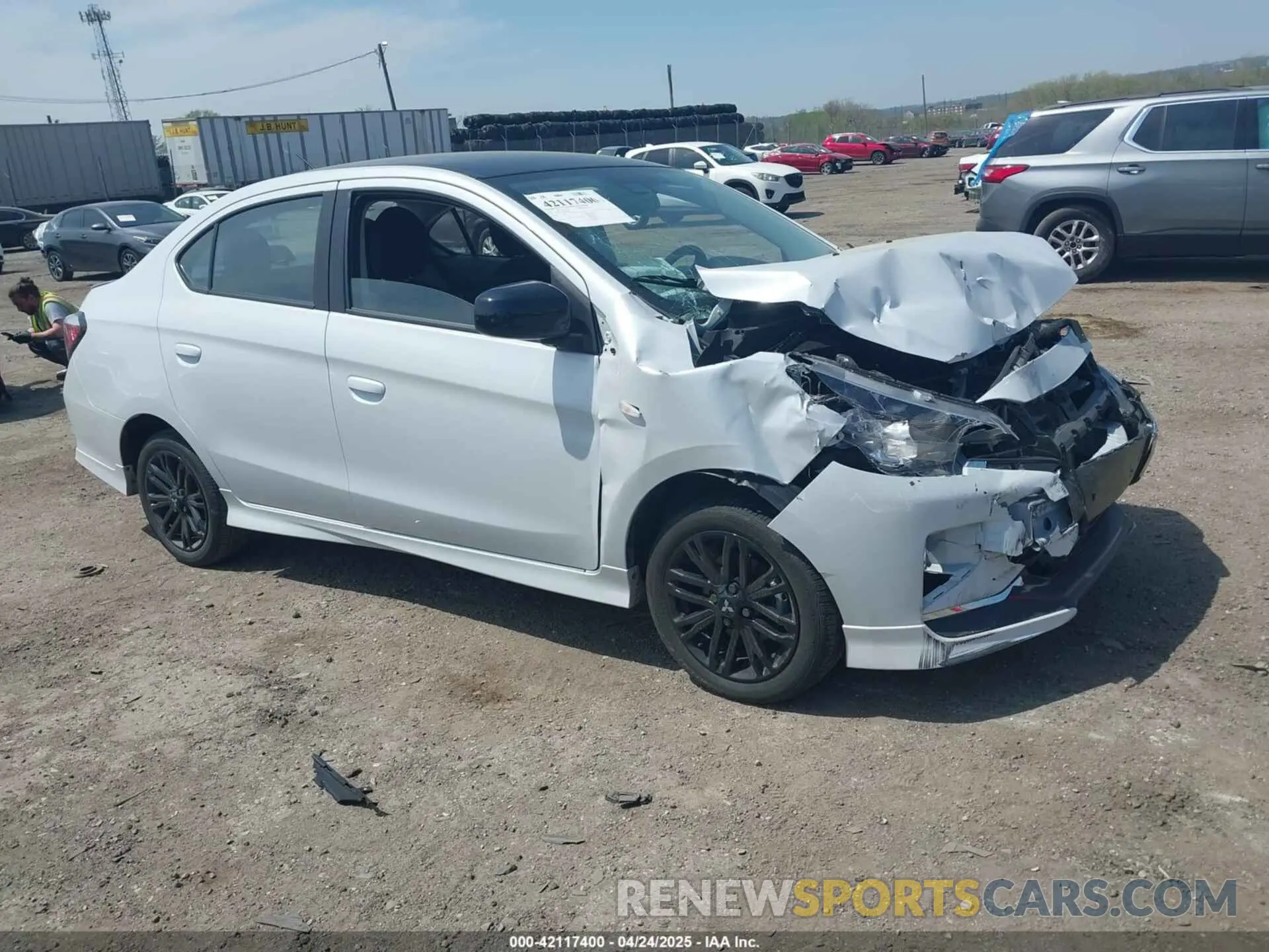 1 fotografías del automóvil dañado ML32FUFJ0RHF09203 MITSUBISHI MIRAGE G4 2024