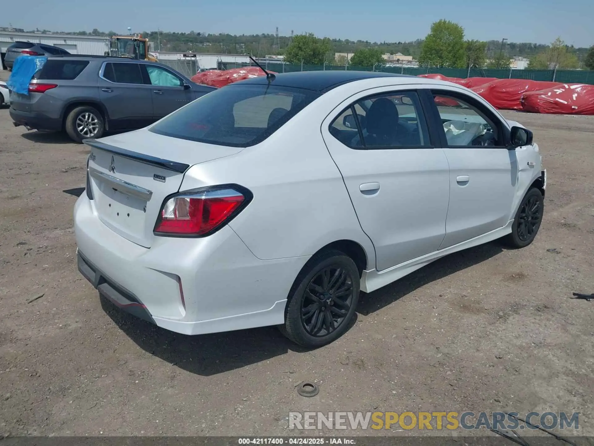 4 fotografías del automóvil dañado ML32FUFJ0RHF09203 MITSUBISHI MIRAGE G4 2024