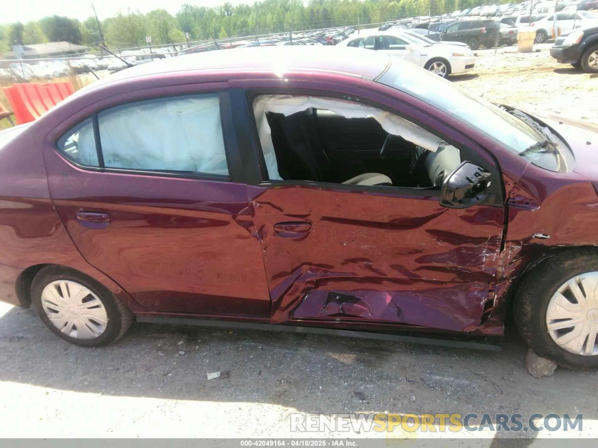 13 fotografías del automóvil dañado ML32FUFJ1RHF13714 MITSUBISHI MIRAGE G4 2024